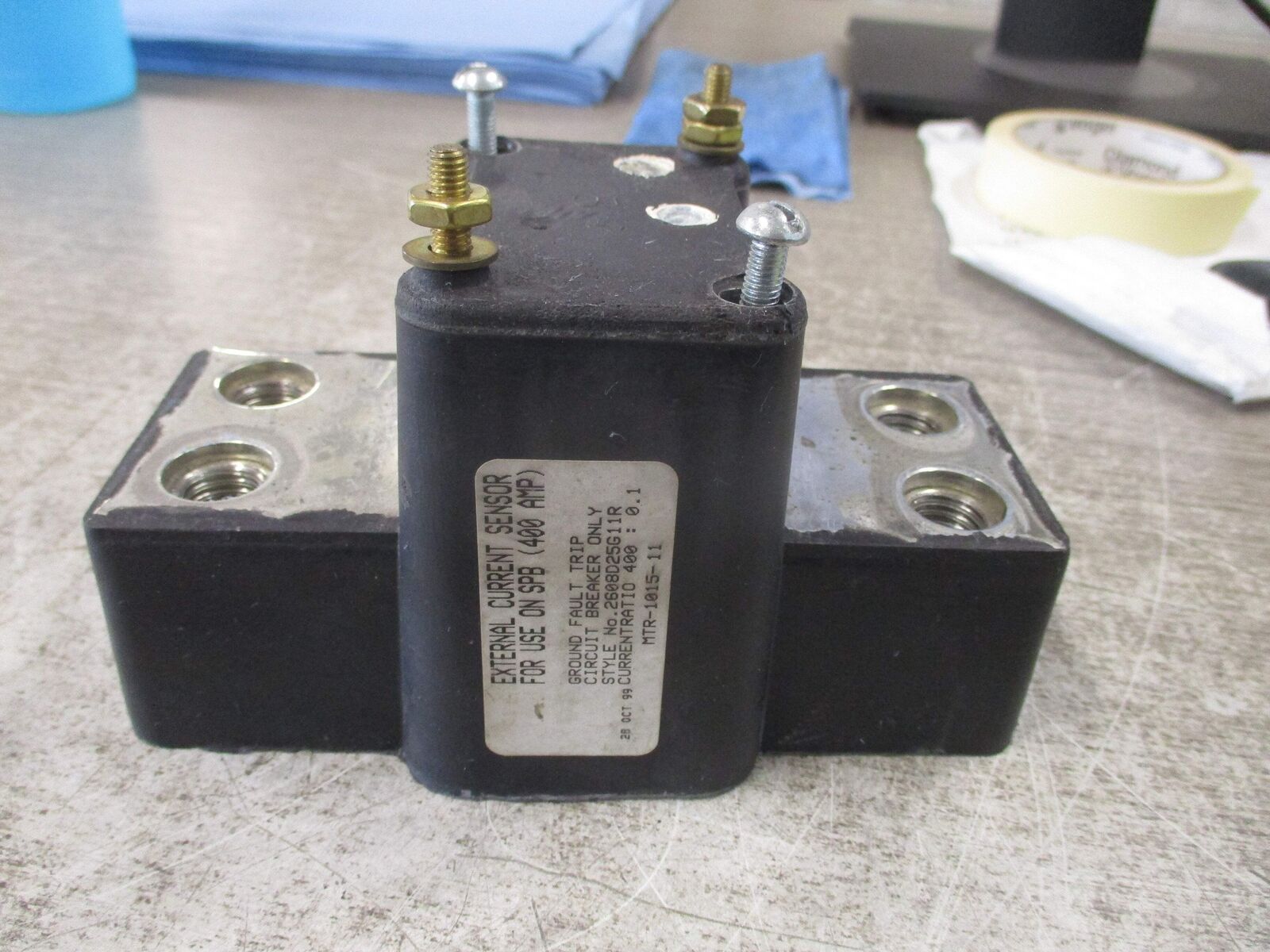 Westinghouse External Current Sensor 2608D25G11R Ratio 400:0.1A Used