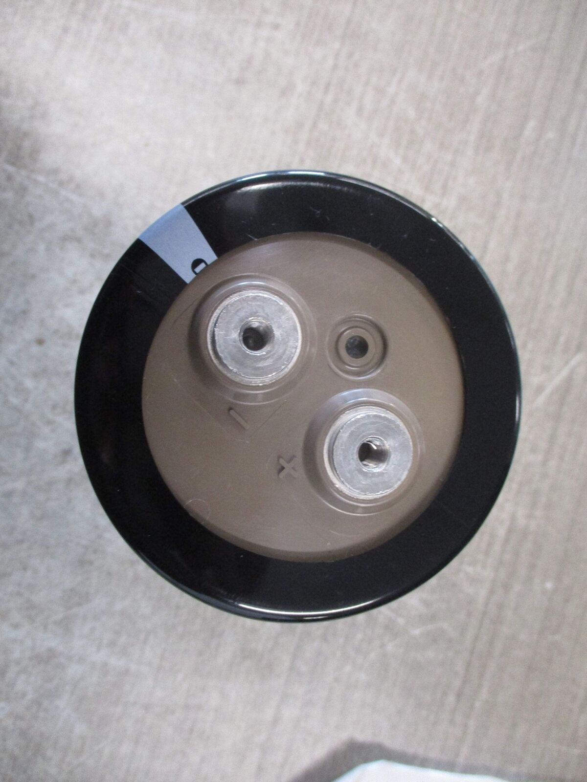 Hitachi Capacitor HCGF5A 12000MFD 400VDC Used