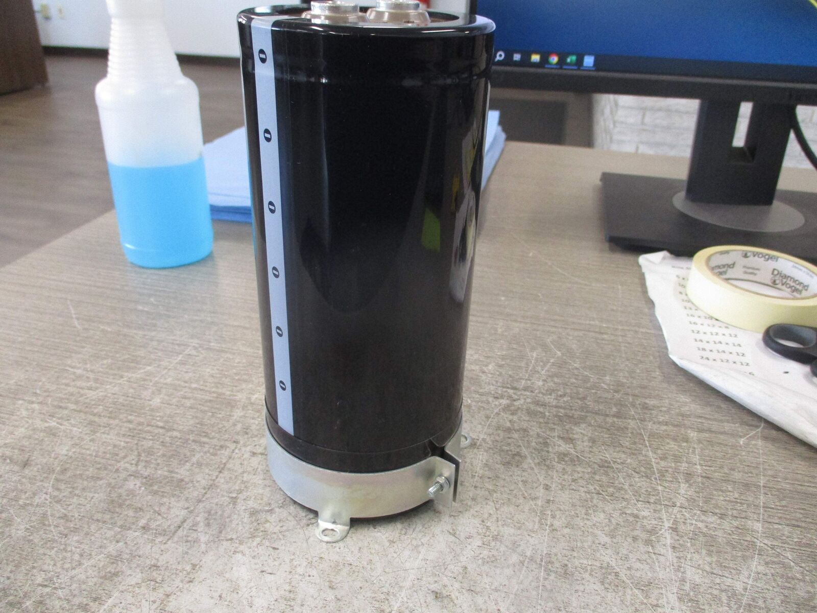 Hitachi Capacitor HCGF5A 12000MFD 400VDC Used