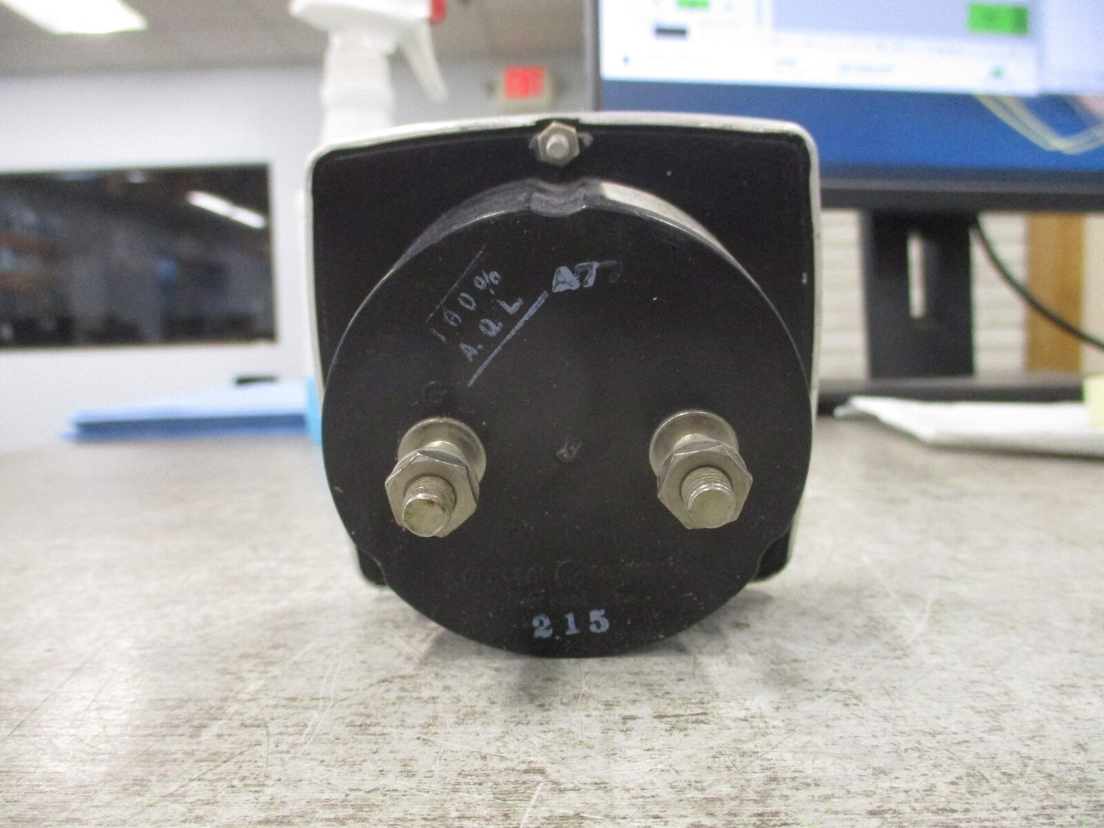 GE DC Ammeter 50-162121ECPB2BBW Range: 0-75A Used