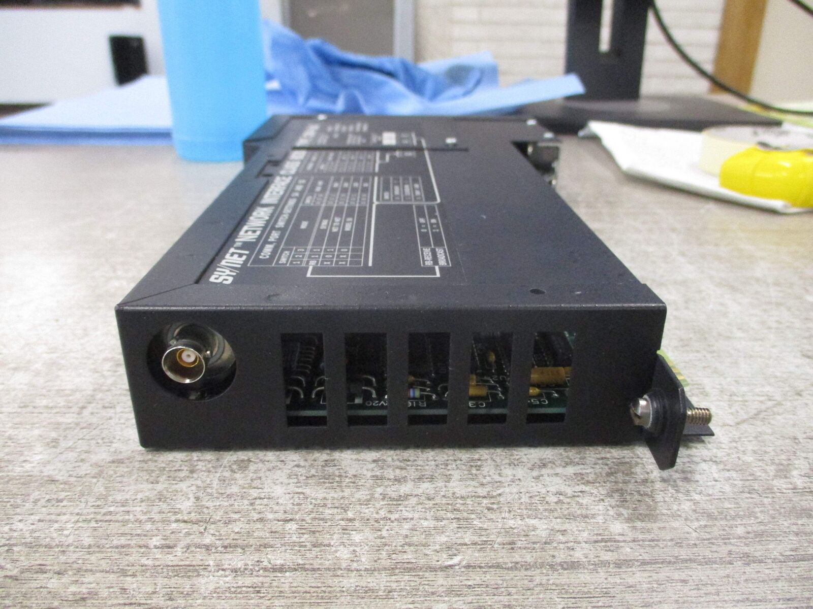 Square D Sy/Net Network Interface Module 8030 CRM-540 *Cracked Window* Used