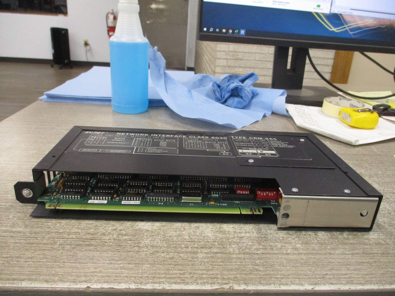 Square D Sy/Net Network Interface Module 8030 CRM-565 Used