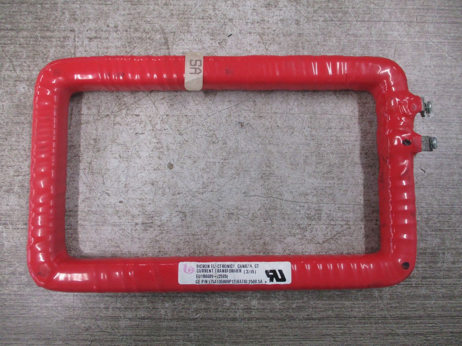 Bicron Current Transformer EU1B6689-(2505) Ratio 2500:5A Used