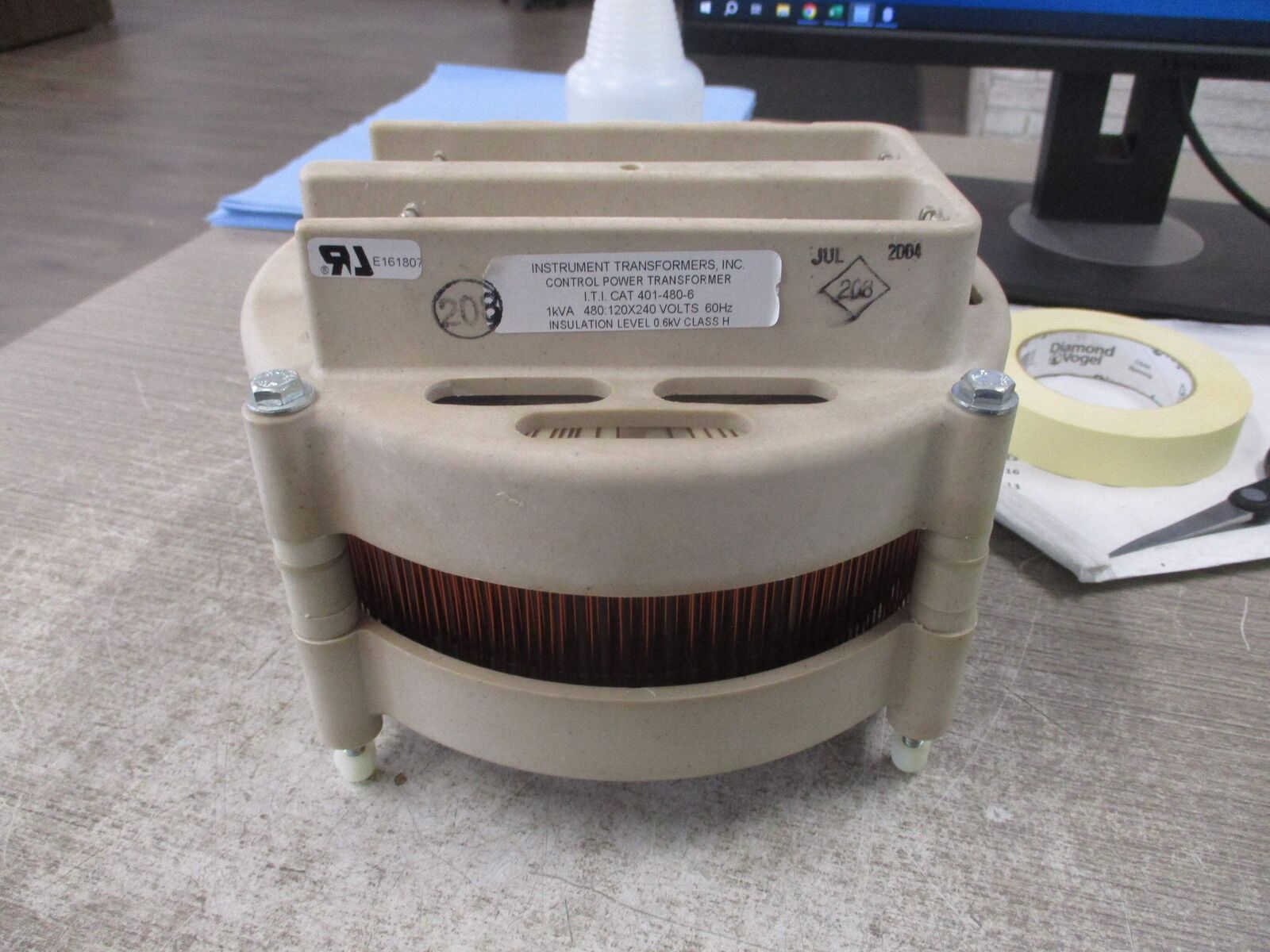 Instrument Transformers Control Power Transformer 401-480-6 1 KVA Pri: 480V Sec: