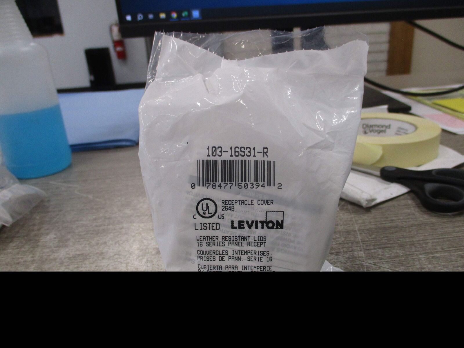 Leviton Nema 3R Receptacle Housing 103-16S31-R New Surplus