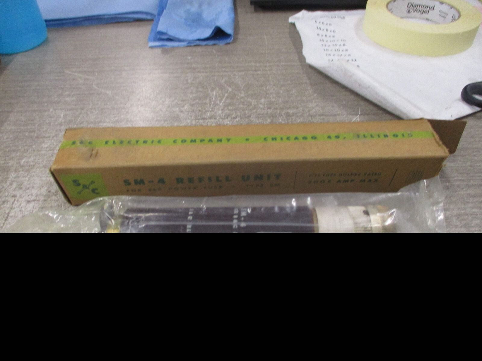 S&C SM-4 Fuse Refill Unit 121300RS 200E 7.2KV New Surplus