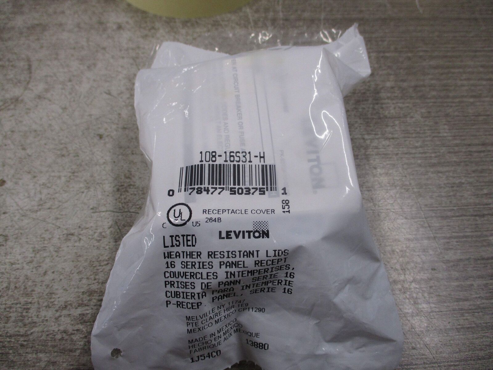 Leviton Nema 3R Receptacle Enclosure 108-16S31-H New Surplus