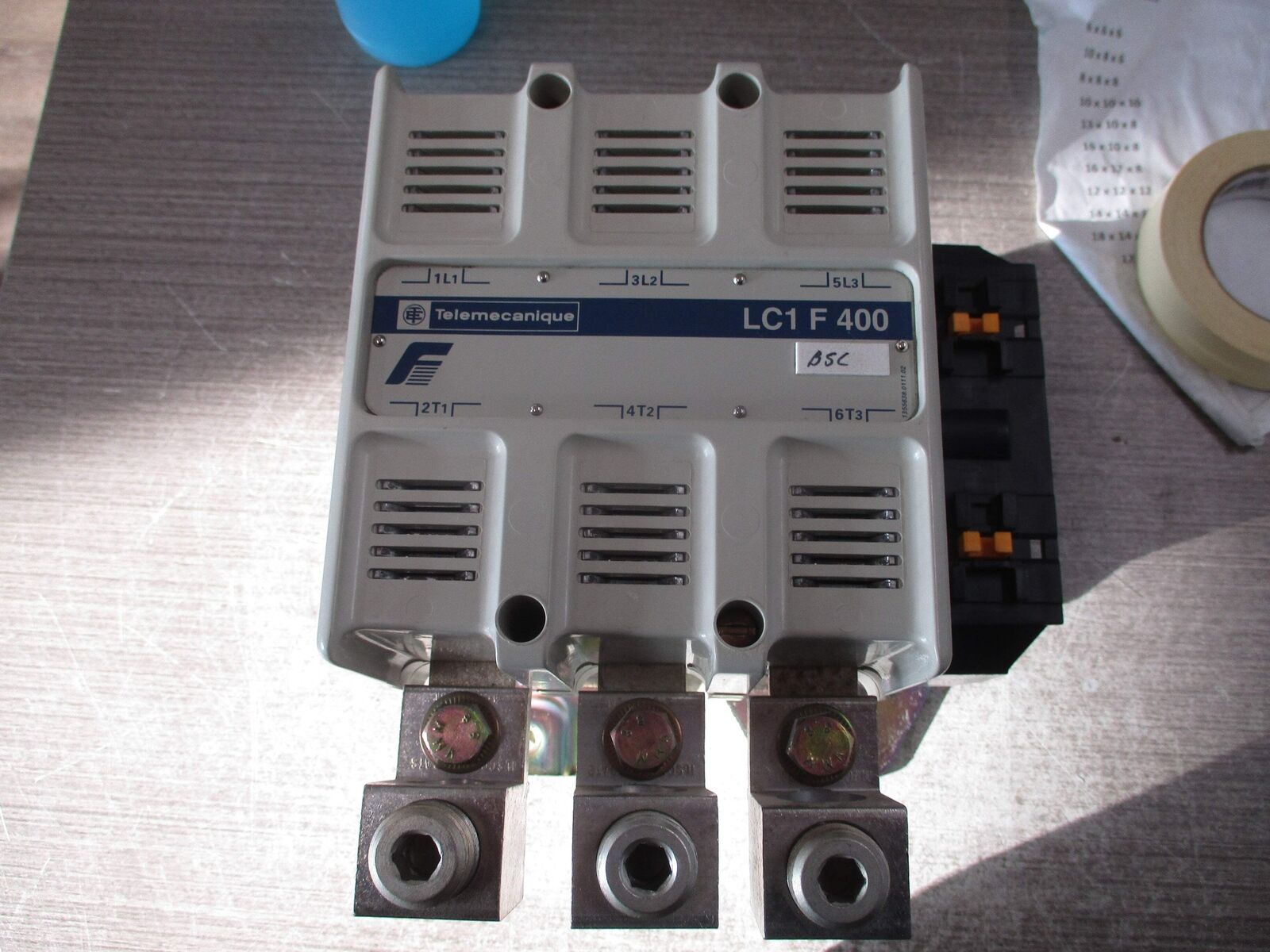 Telemecanique Contactor LC1 F 400 120V Coil 420A 600V Used