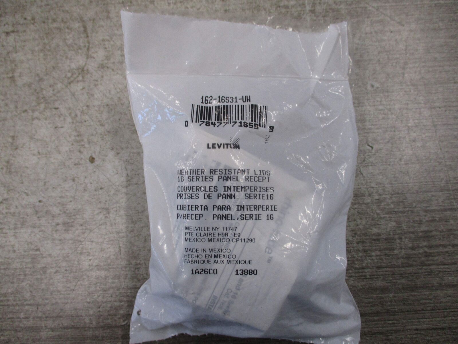 Leviton Nema 3R Receptacle Housing 162-16S31-UW New Surplus
