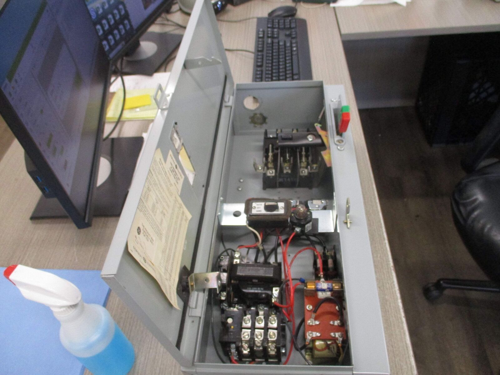 GE Fusible Size 1 Combination CR308C1042RAETDB 115-120V Coil 27A Used