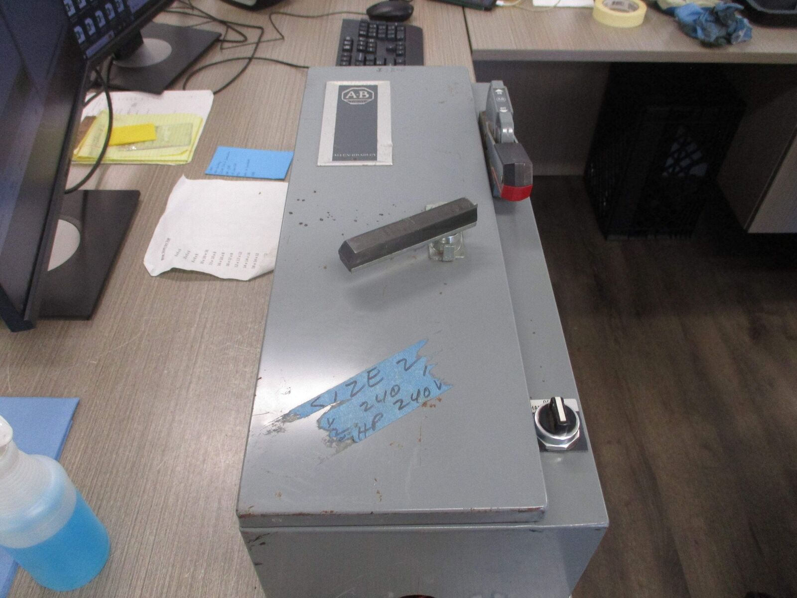 Allen-Bradley Fusible Size 2 Combination 509-COH 115-120V Coil 45A Nema 12 Enclo