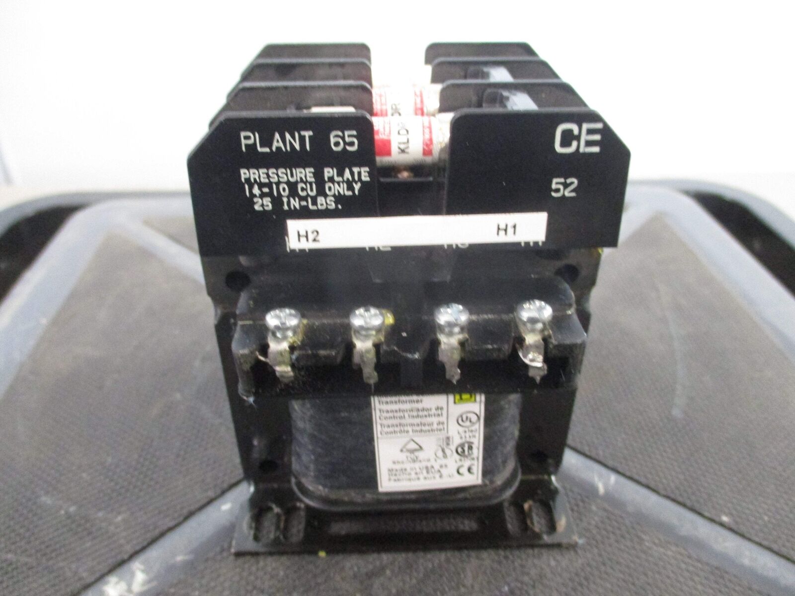 Square D Transformer 9070TF100D3 0.1KVA Pri: 208V Sec: 120V 50/60Hz Used