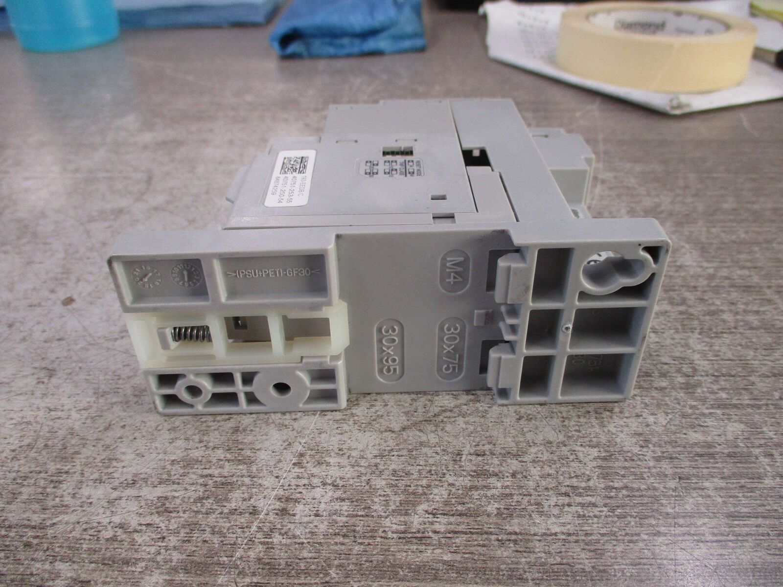 Allen-Bradley Solid State Overload 193-EEDB Ser. C Trip: 3.2-16A W/DIN-Rail Adap