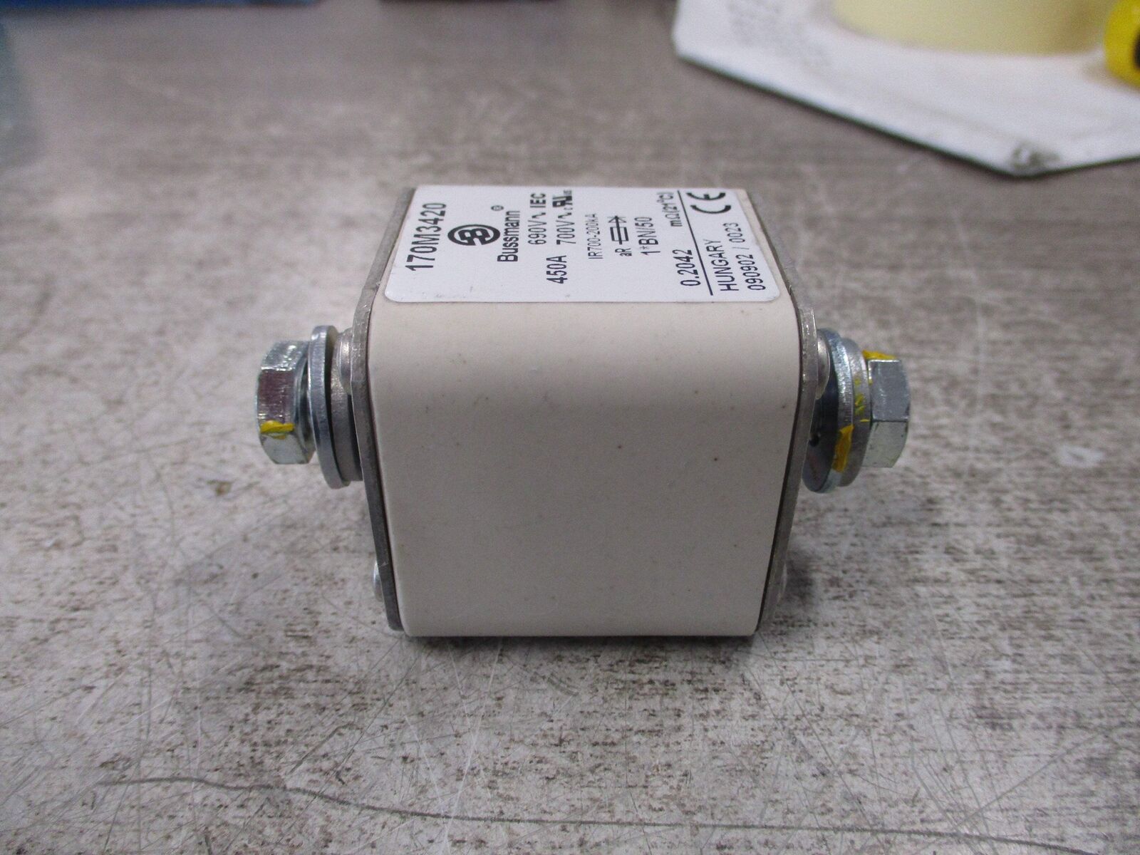 Bussmann Fuse 170M3420 450A 700V W/Bolts Used