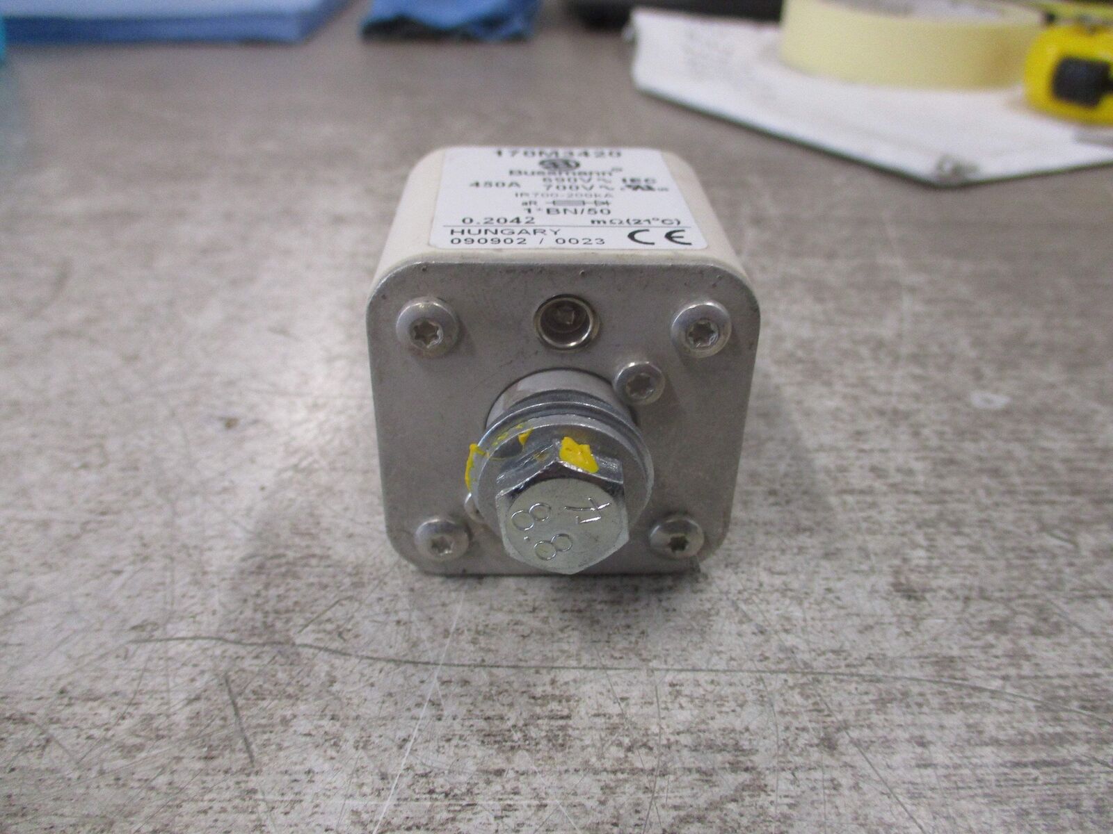 Bussmann Fuse 170M3420 450A 700V W/Bolts Used