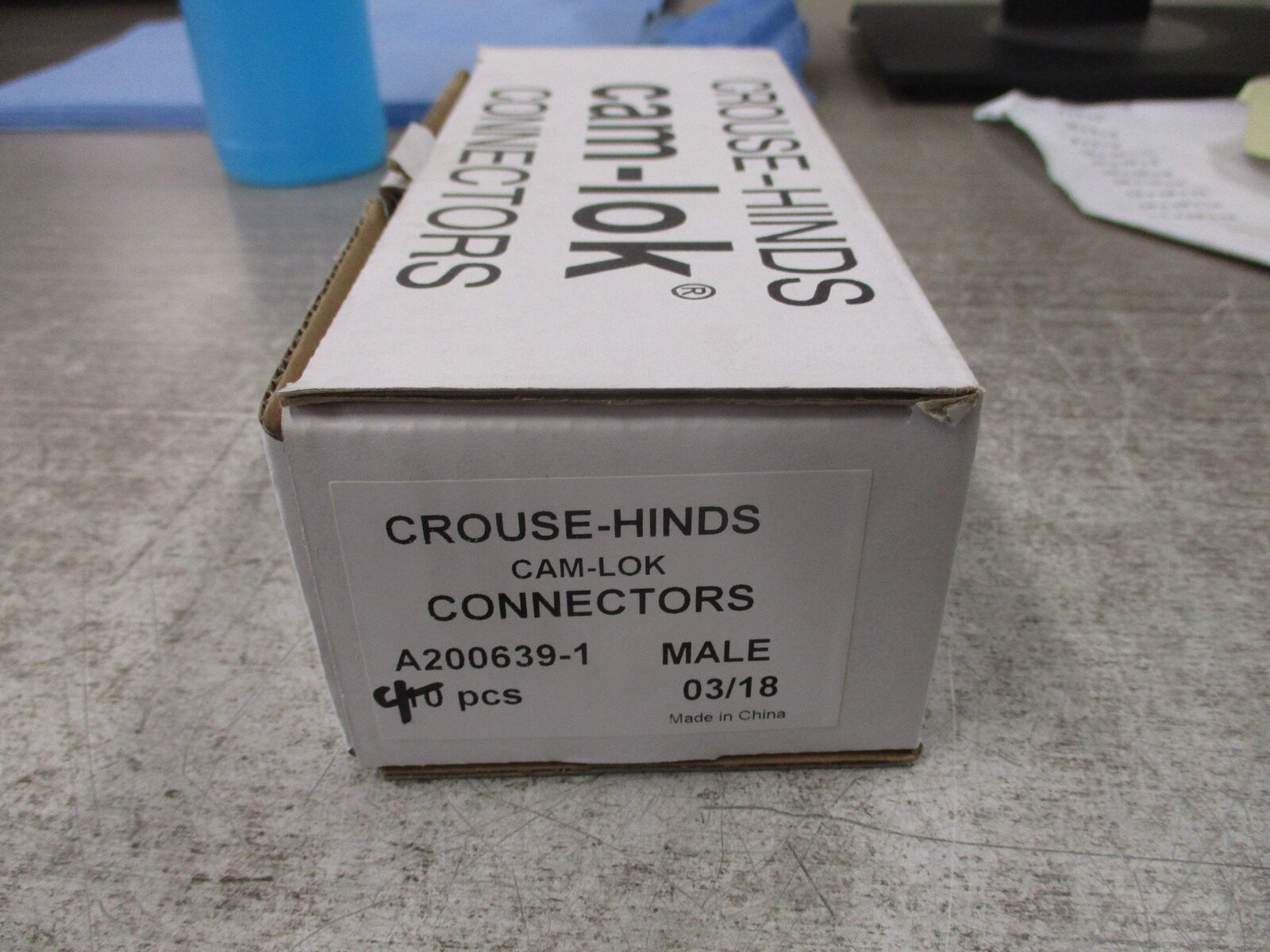 Crouse-Hinds Cam-Lok Connector Pin A200639-1 *Box of 4* New Surplus