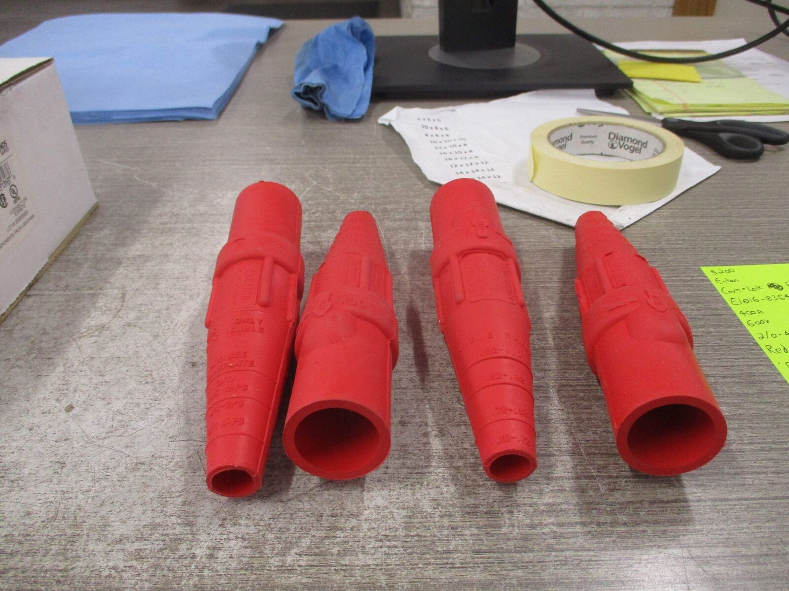 Eaton Cam-Lok Plug Sheath E1016-8364 400A 600V 2/0-4/0 Cable Size Red *Box of 4*