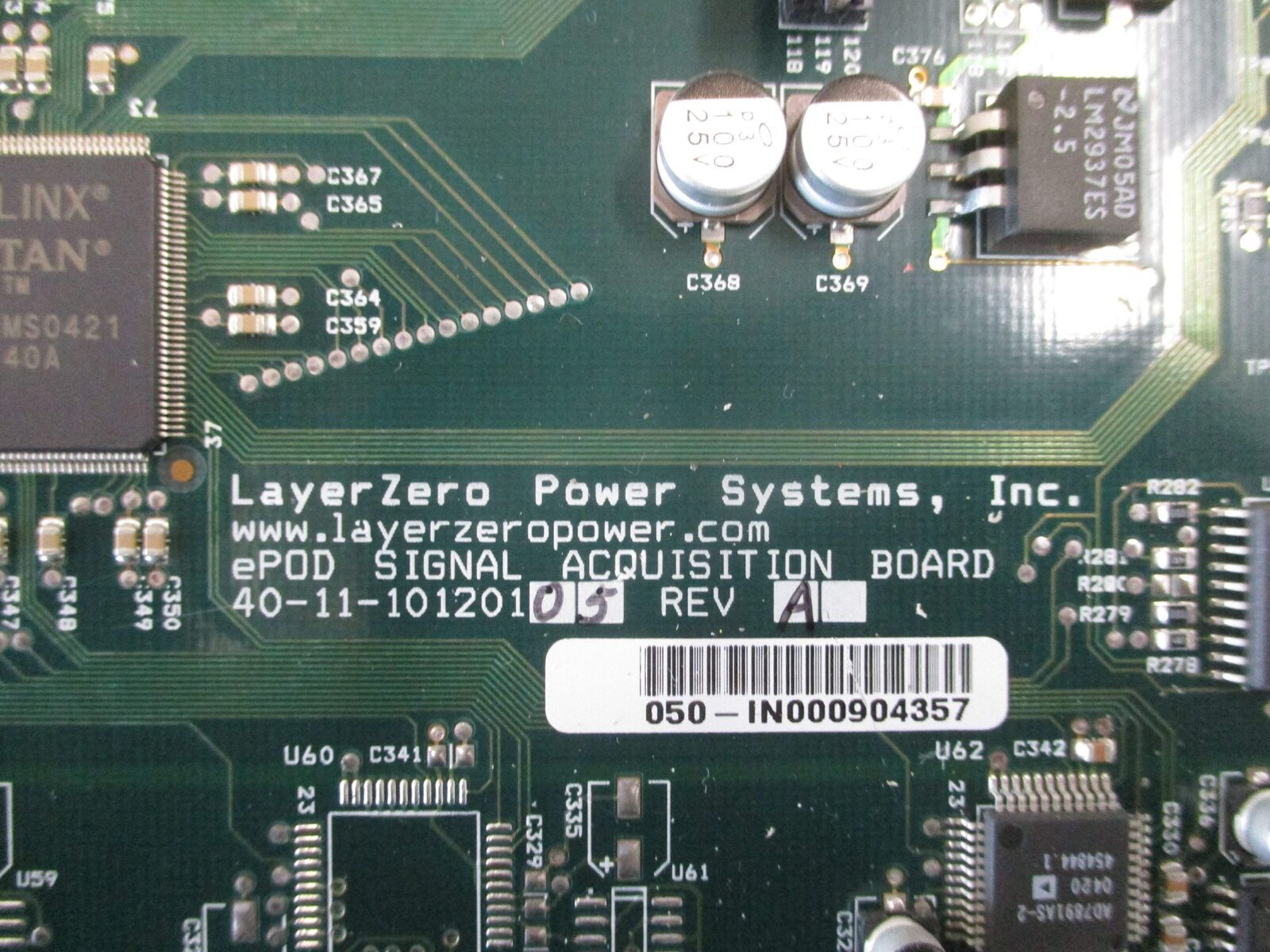 LayerZero ePOD Signal Aquisition Board 40-11-10120105 Rev. A Used