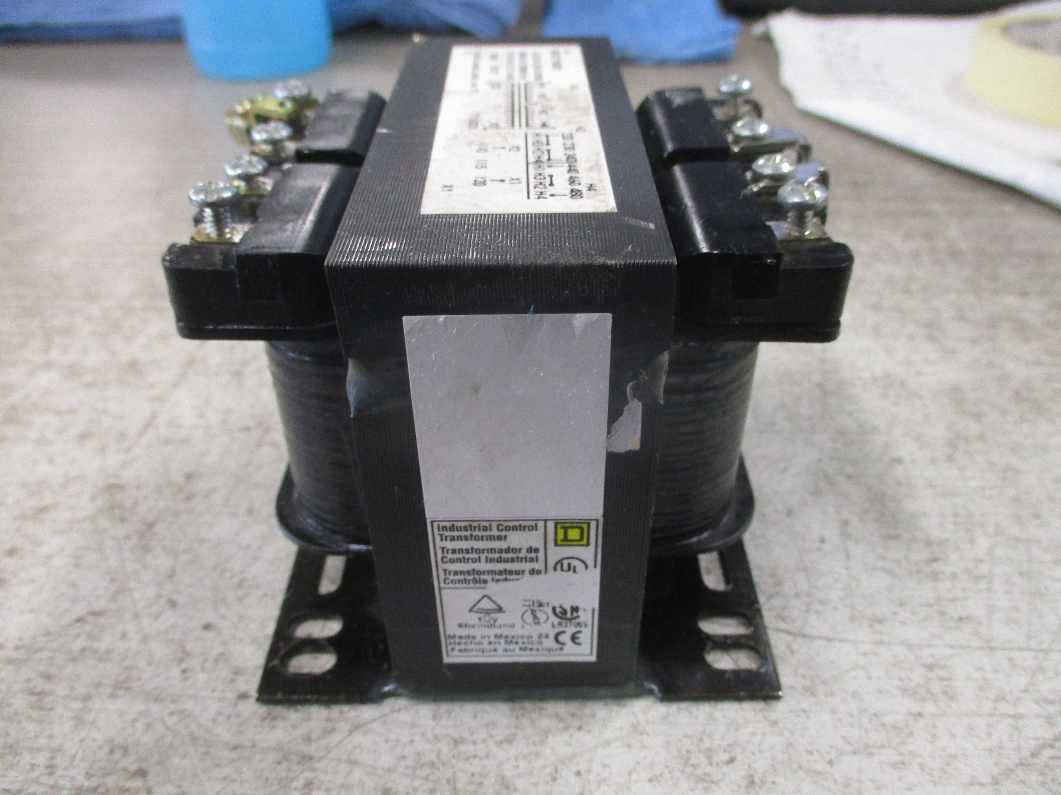 Square D Transformer 9070T150D1 0.15KVA Pri: 240/480V Sec: 120V 50/60Hz Used