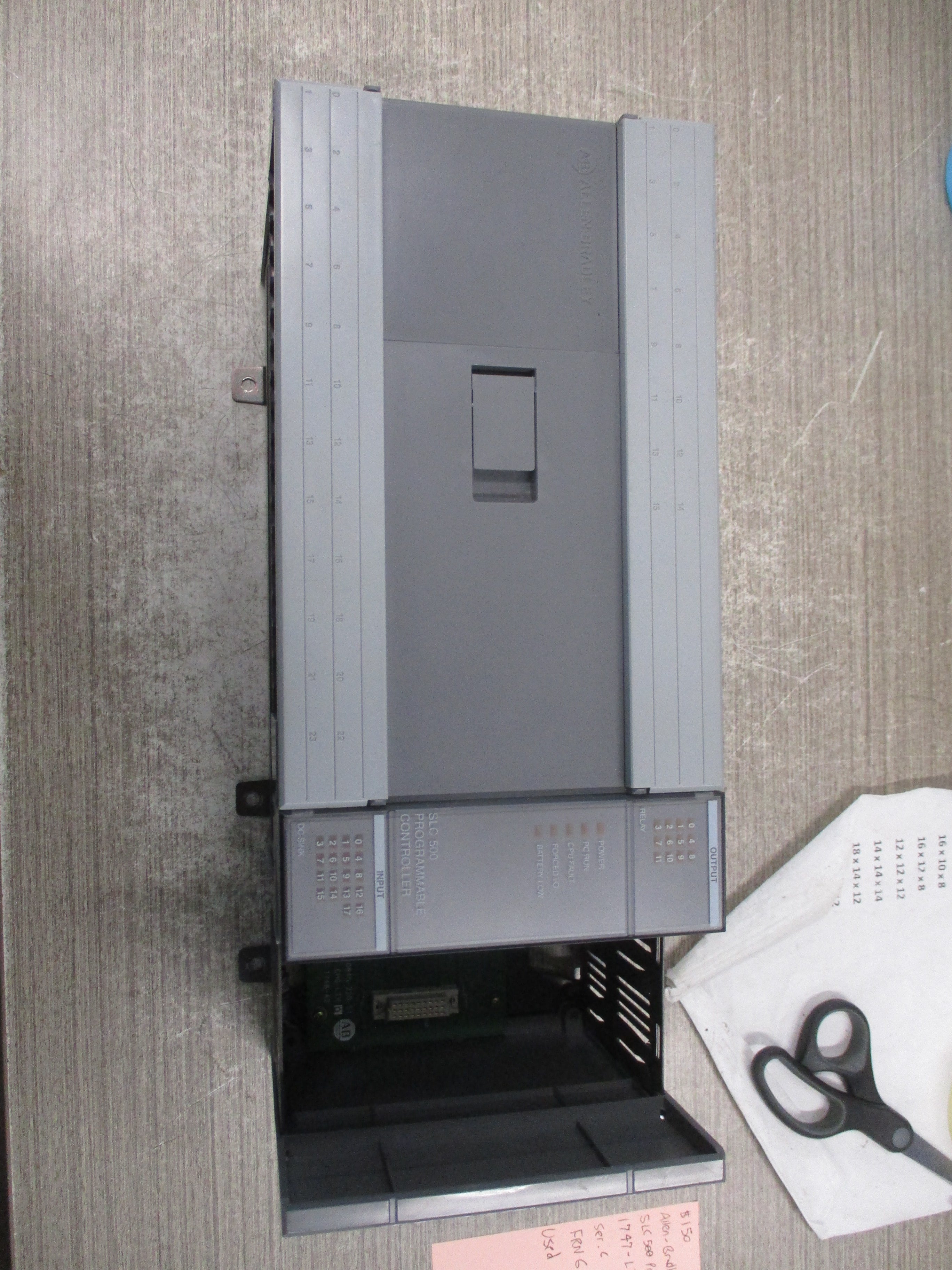 Allen-Bradley SLC 500 Processor Unit 30 I/O 1747-L30C Ser. C FRN 6 Used