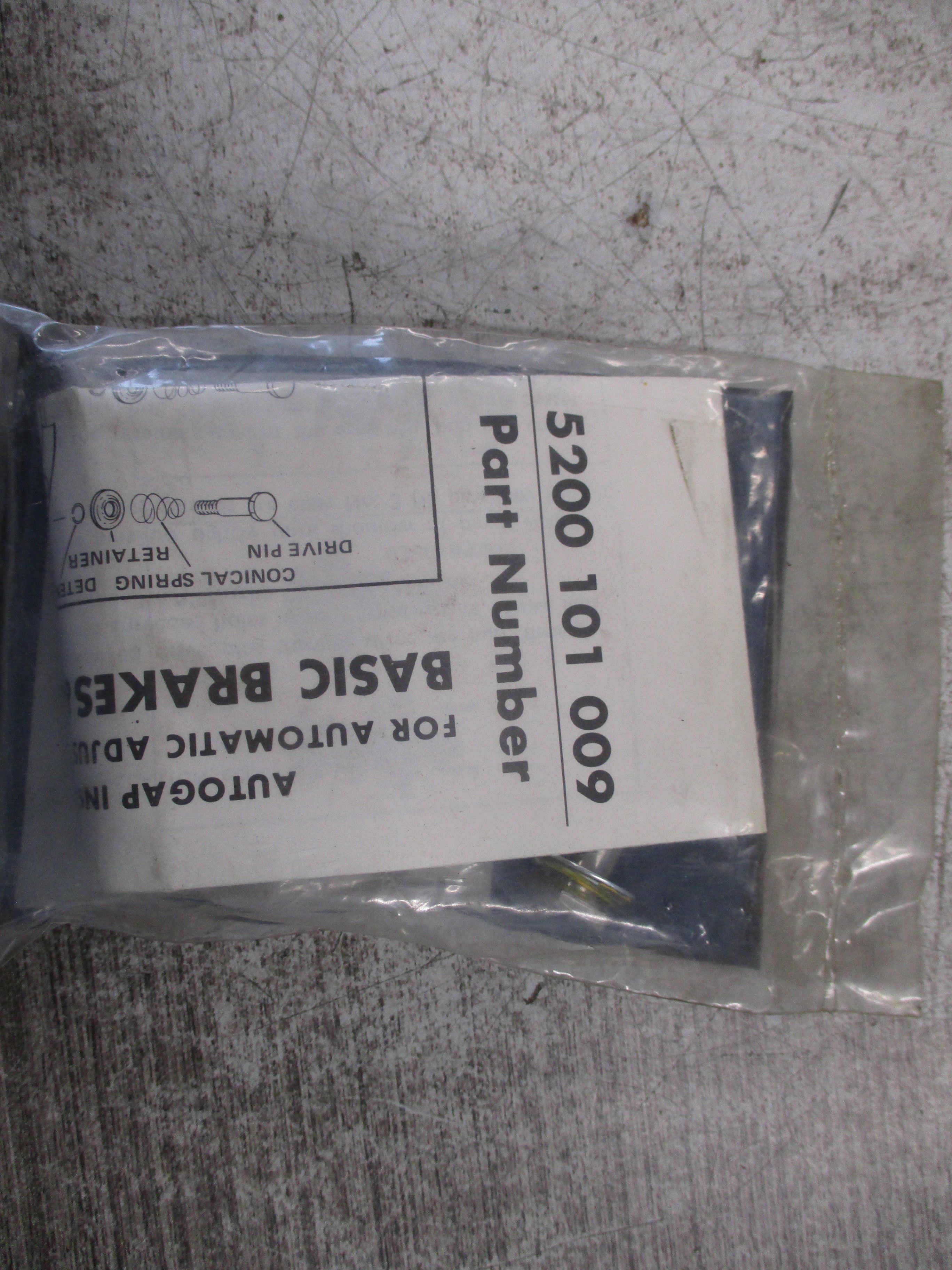 Warner Electric Autogap Pin & Spring 5200 101 009 New Surplus