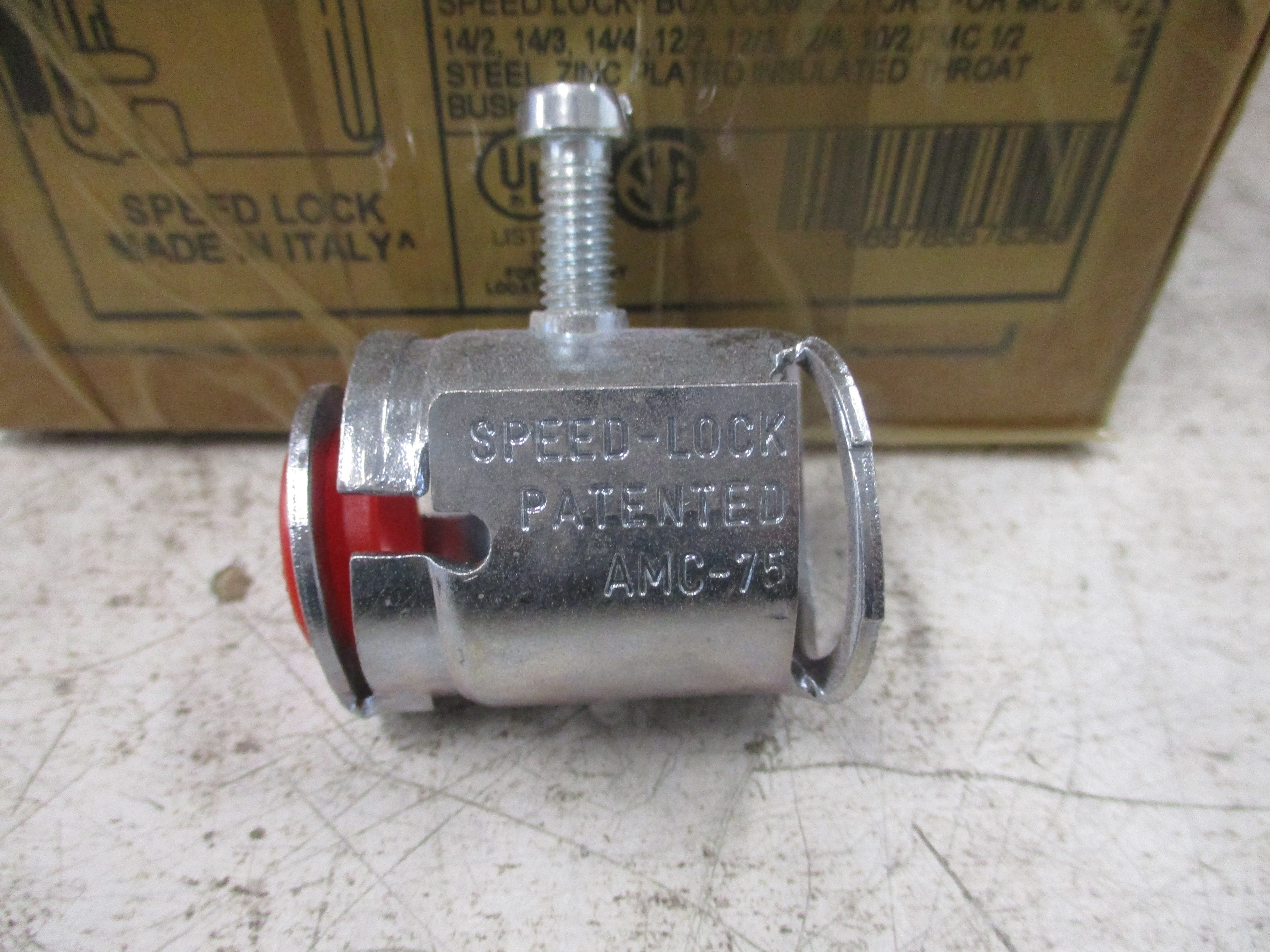 EGS Speed Lock Box Connector AMC-75 3/4" *Box of 25* New Surplus