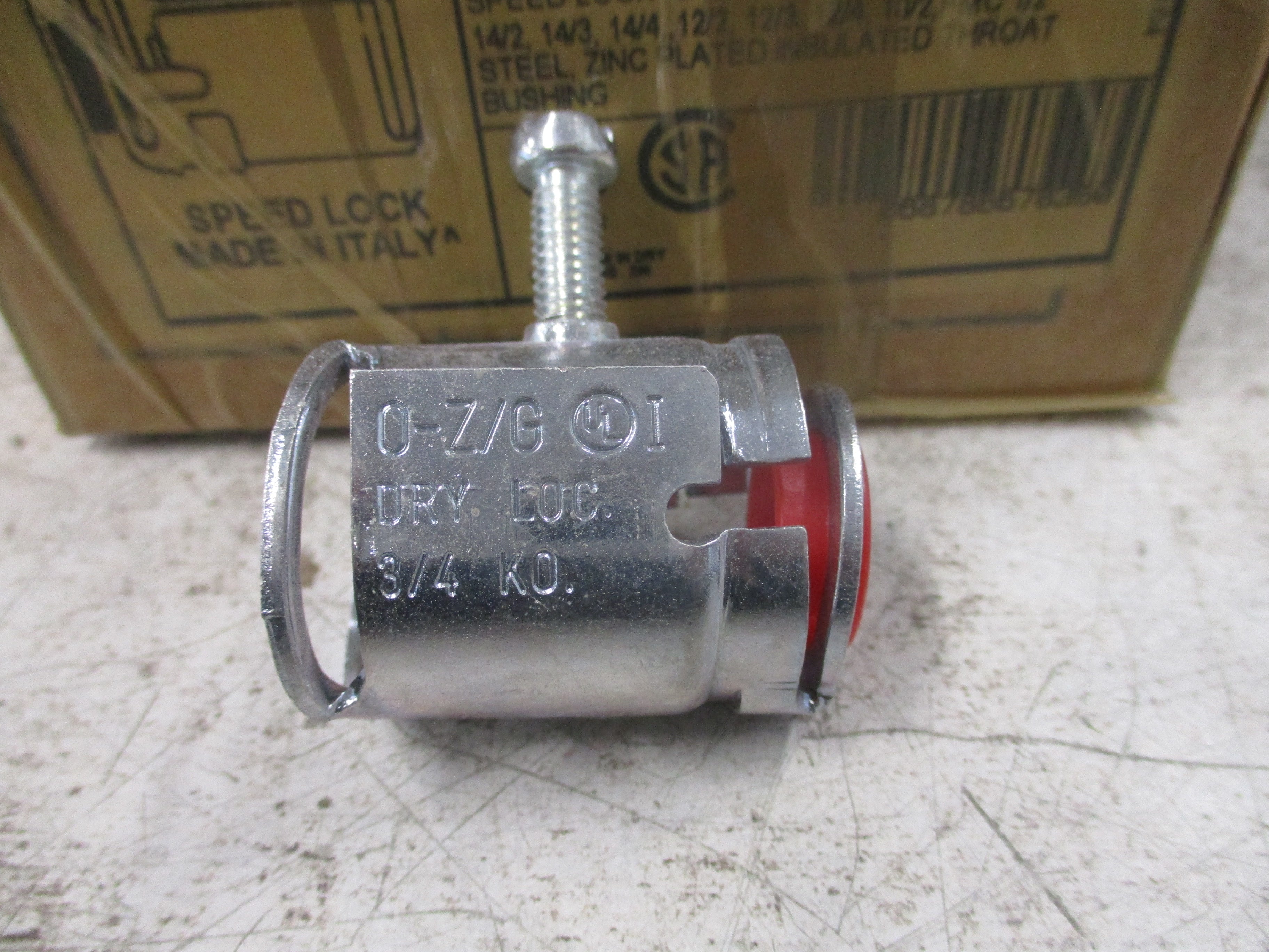 EGS Speed Lock Box Connector AMC-75 3/4" *Box of 25* New Surplus