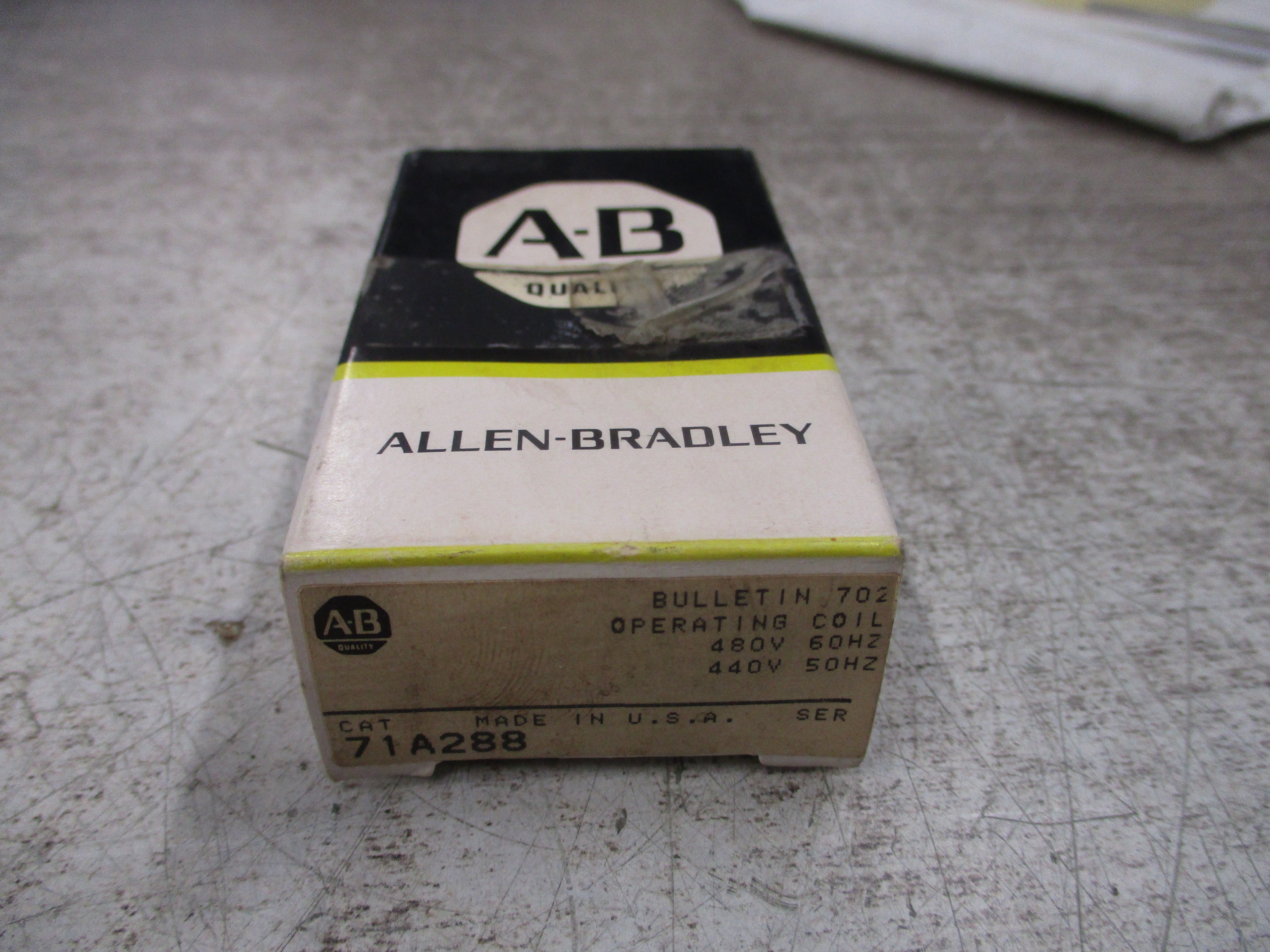 Allen-Bradley Magnetic Coil 71A288 440/480V 50/60Hz New Surplus