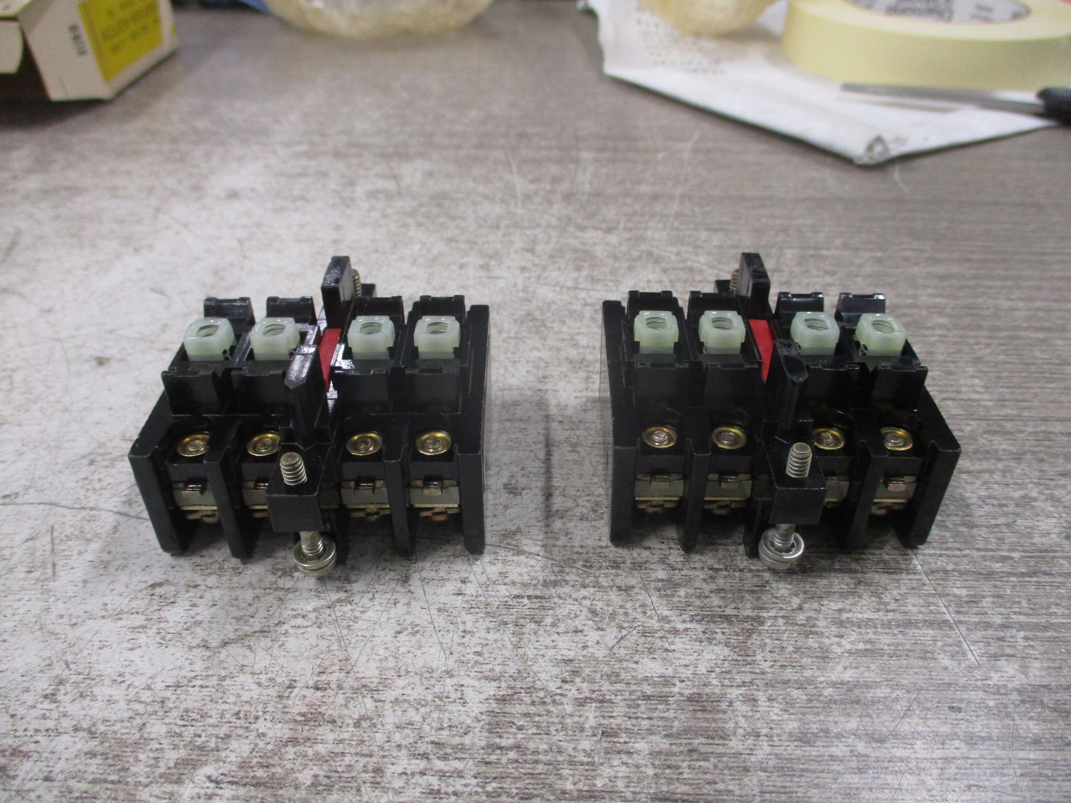 Allen-Bradley Front Deck Assembly 700-NA40 Ser. B 4P *Lot of 2* New Surplus