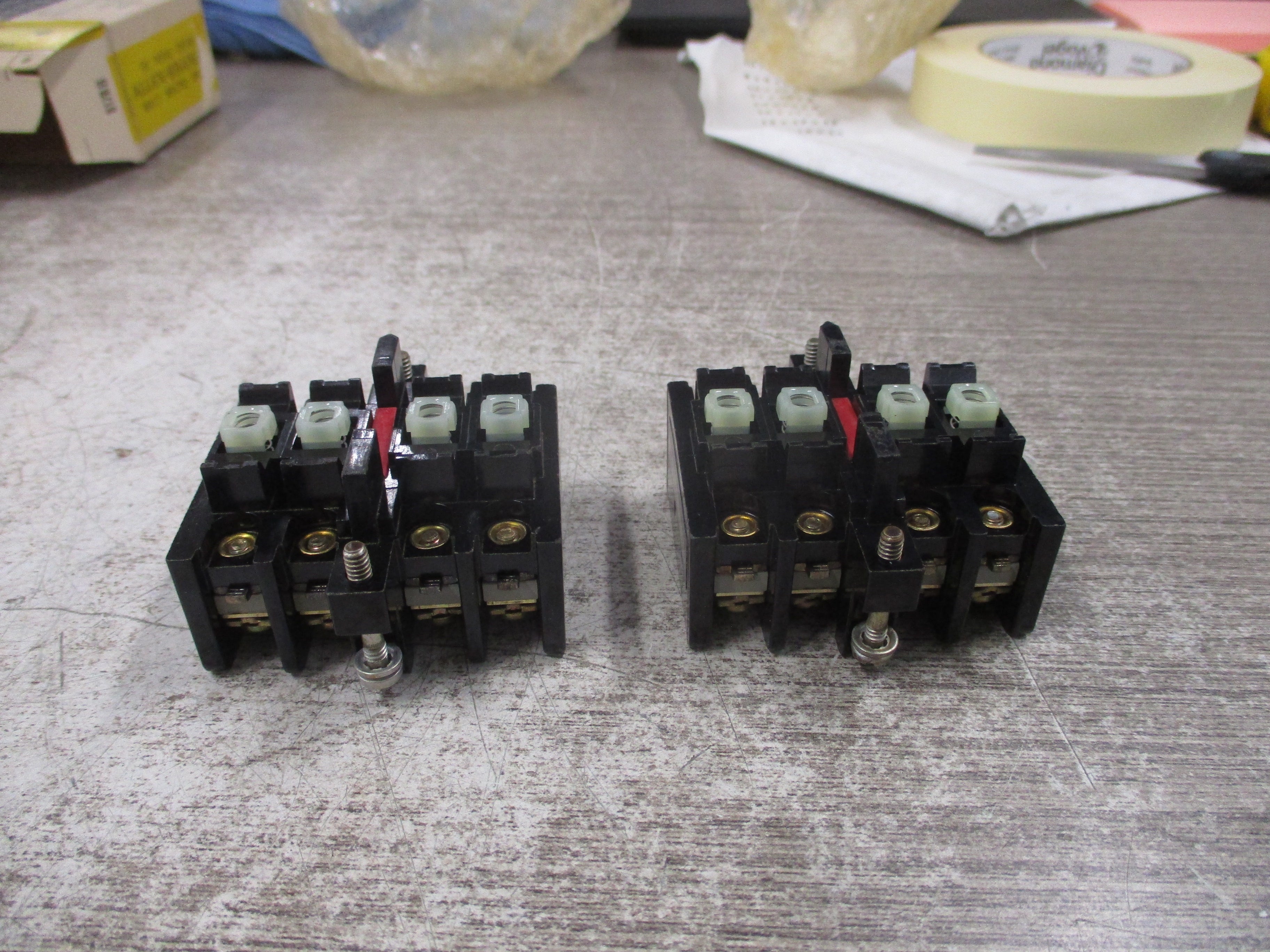 Allen-Bradley Front Deck Assembly 700-NA40 Ser. B 4P *Lot of 2* New Surplus