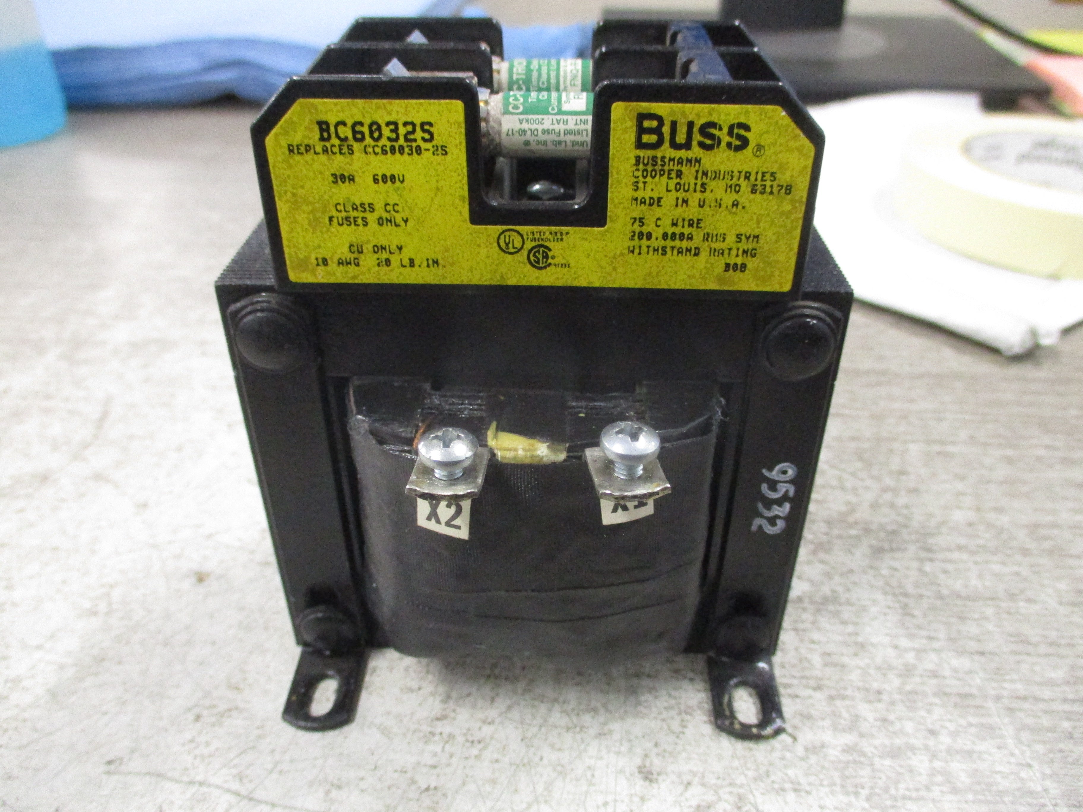 Badger Transformer Control Transformer 31-0264-00 100VA Pri: 240/480V Sec: 120V
