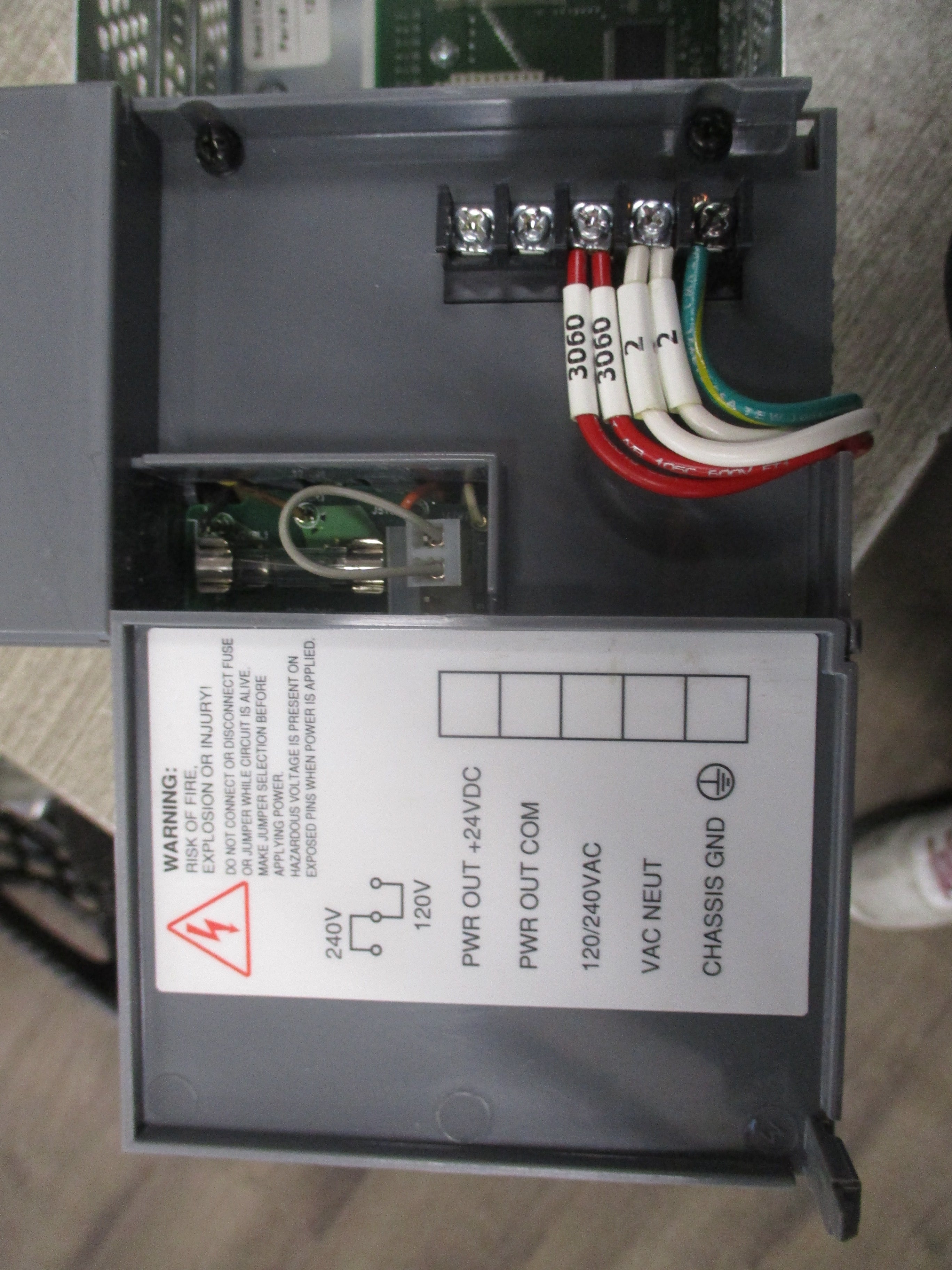 Allen-Bradley SLC 500 PLC Rack W/Power Supply 1746-A10/1746-P2 10-Slot