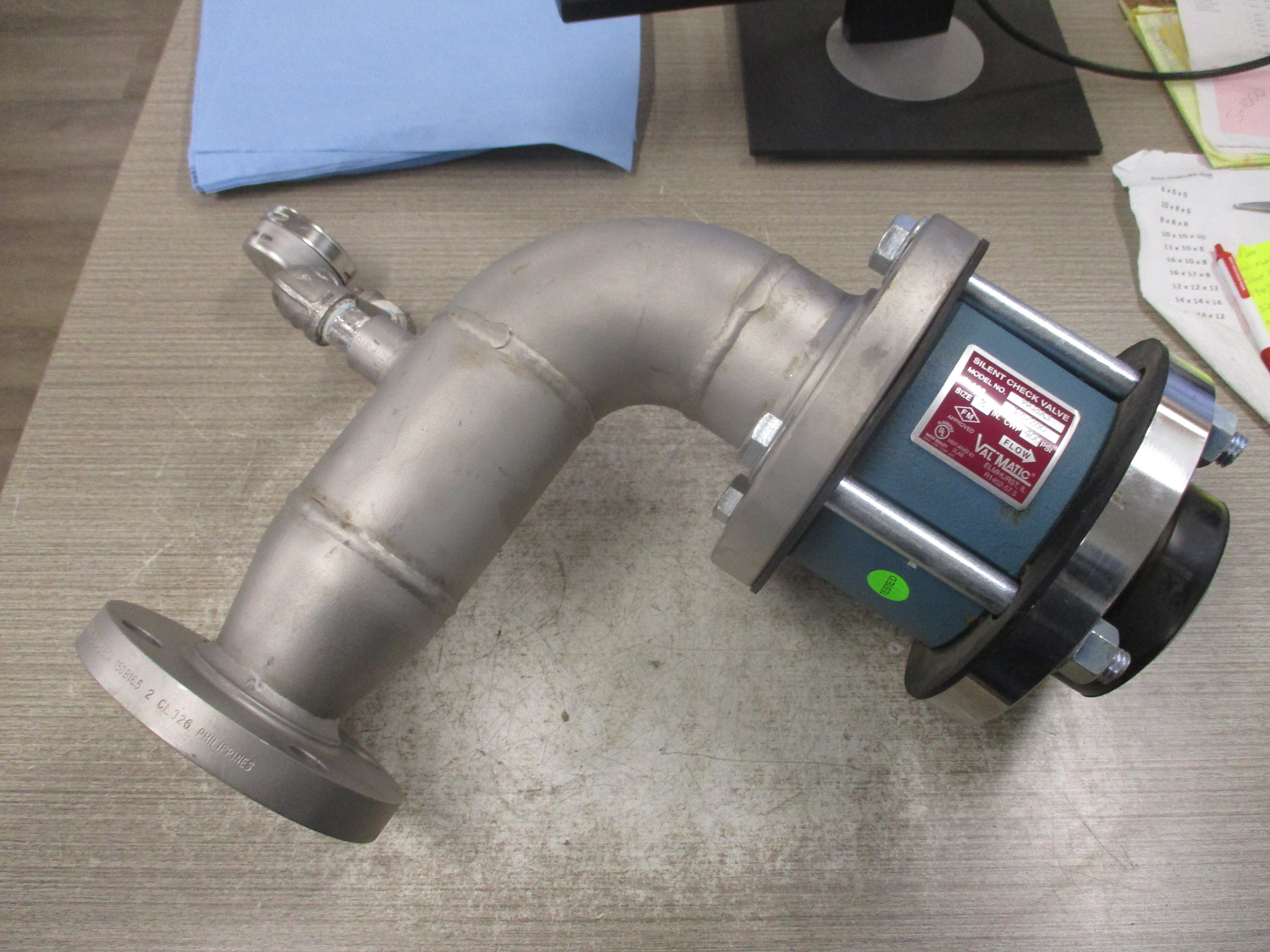 Val-Matic Silent Check Valve 1403A.1 Size: 3in 400PSI Used