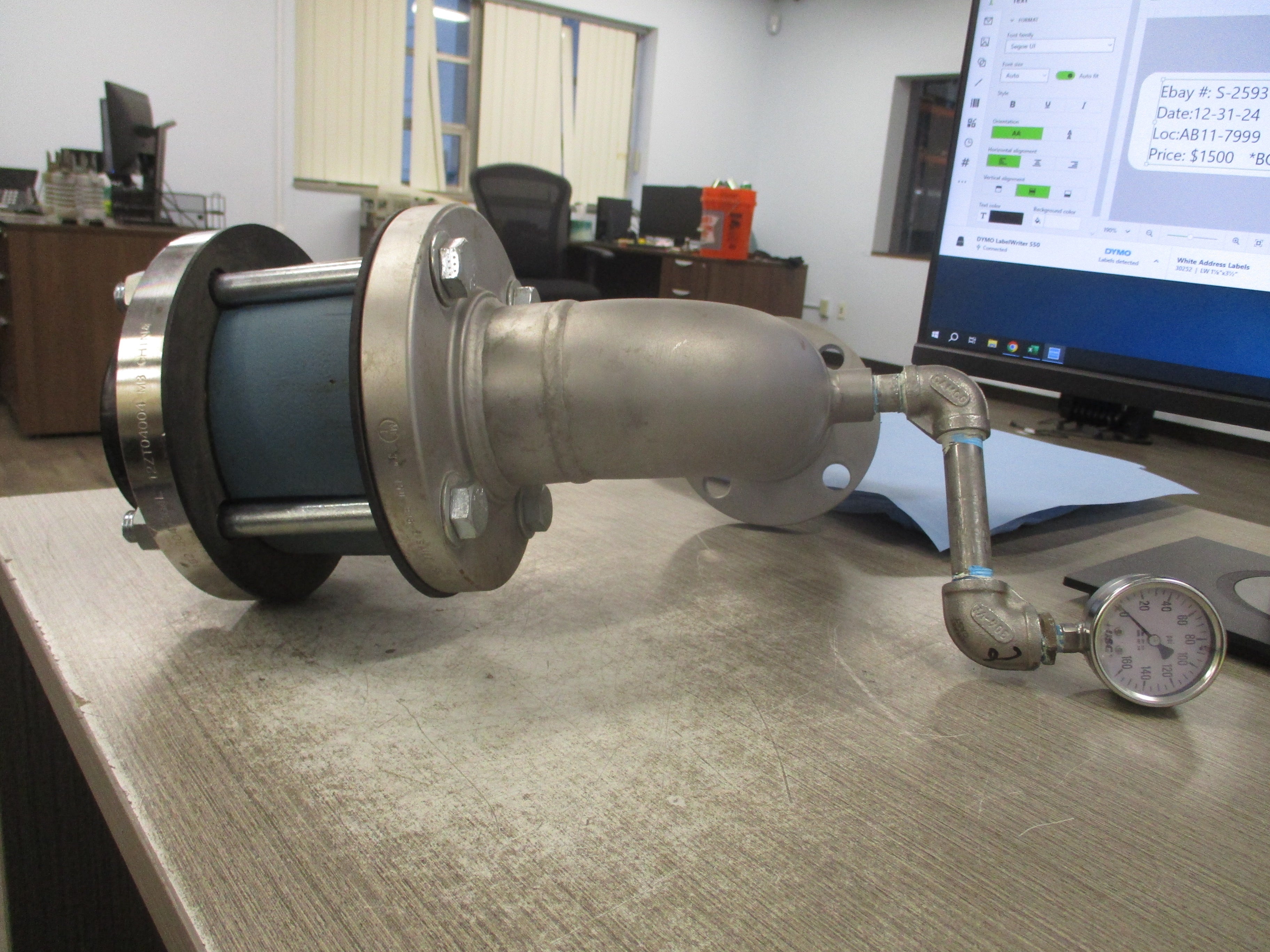 Val-Matic Silent Check Valve 1403A.1 Size: 3in 400PSI Used