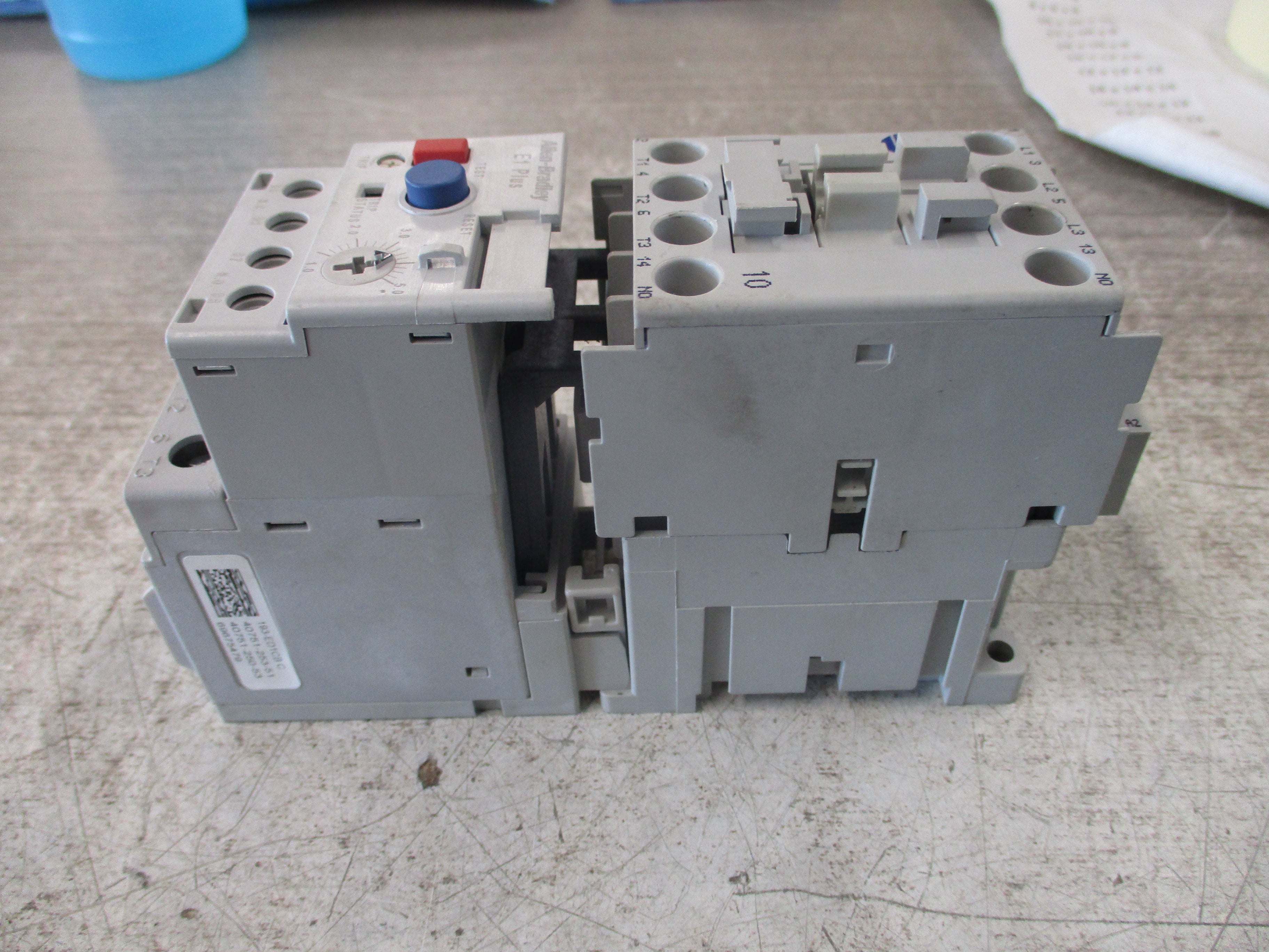 Allen-Bradley Starter 100-C09*10/193-ED1CB 120V Coil Trip: 1-5A Used