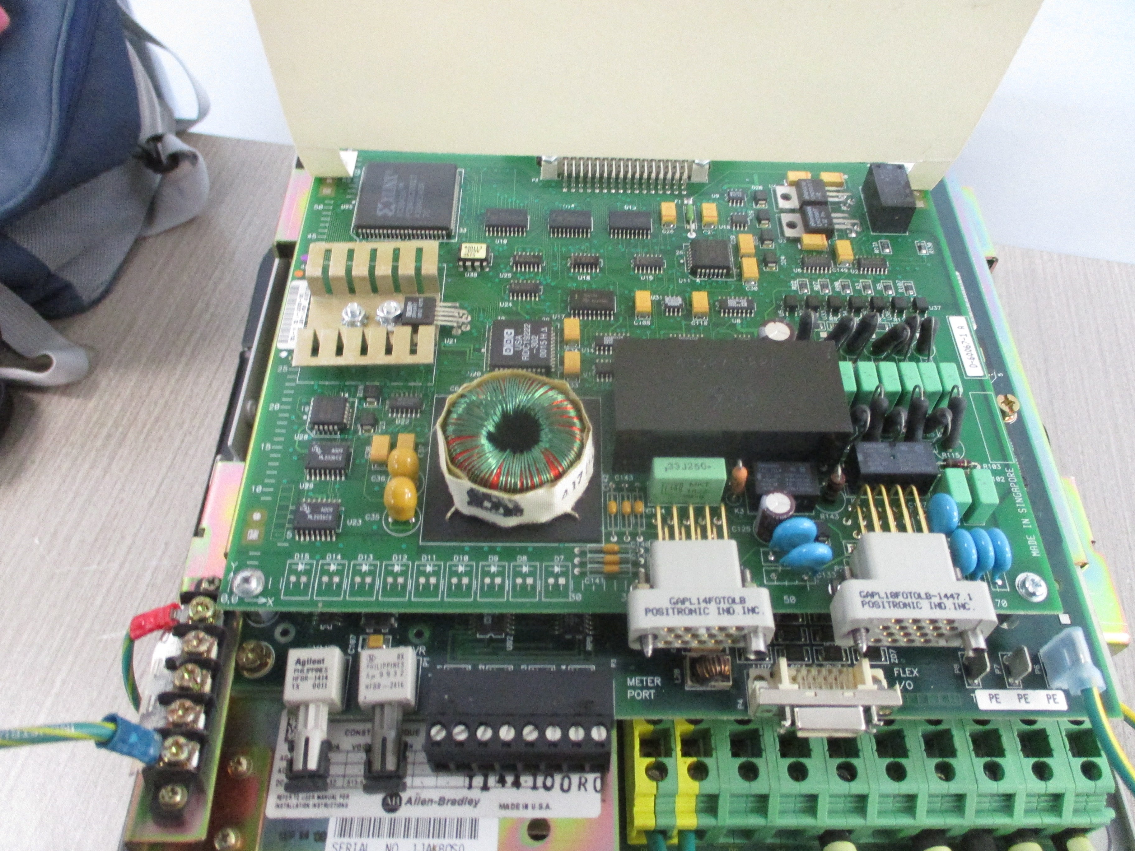 Allen-Bradley DC-AC Drive SA3100-R030-AX-L6R 30HP DC Input: 27-32KVA 513-620V