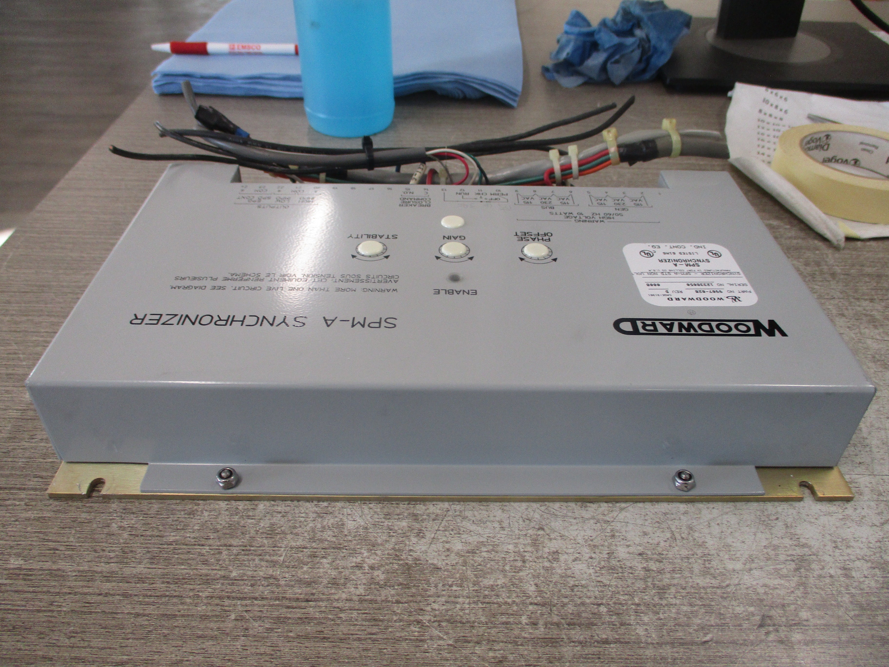 Woodward SPM-A Synchronizer 9907-028 Rev. D Used