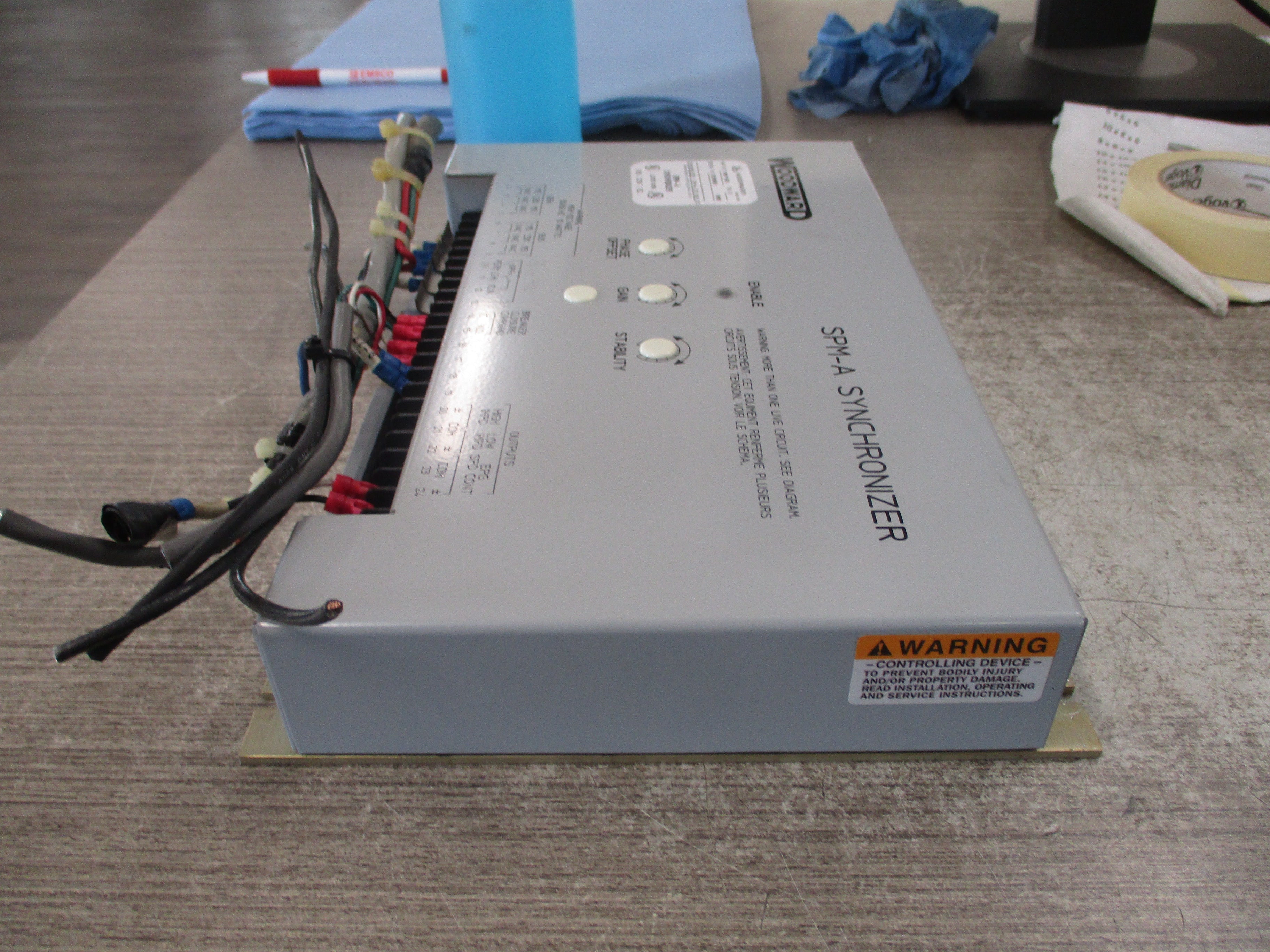 Woodward SPM-A Synchronizer 9907-028 Rev. D Used