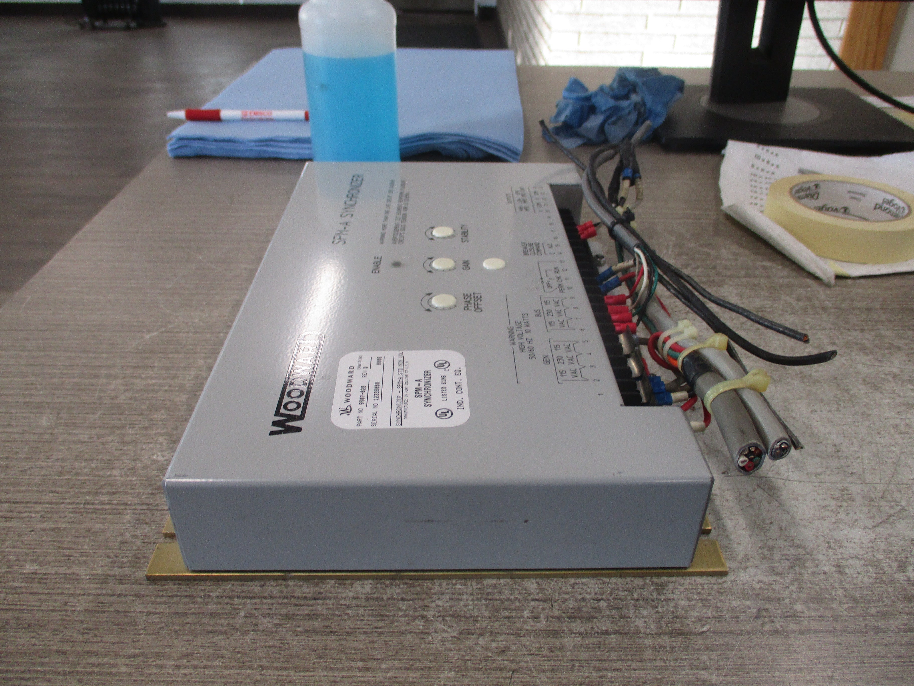 Woodward SPM-A Synchronizer 9907-028 Rev. D Used