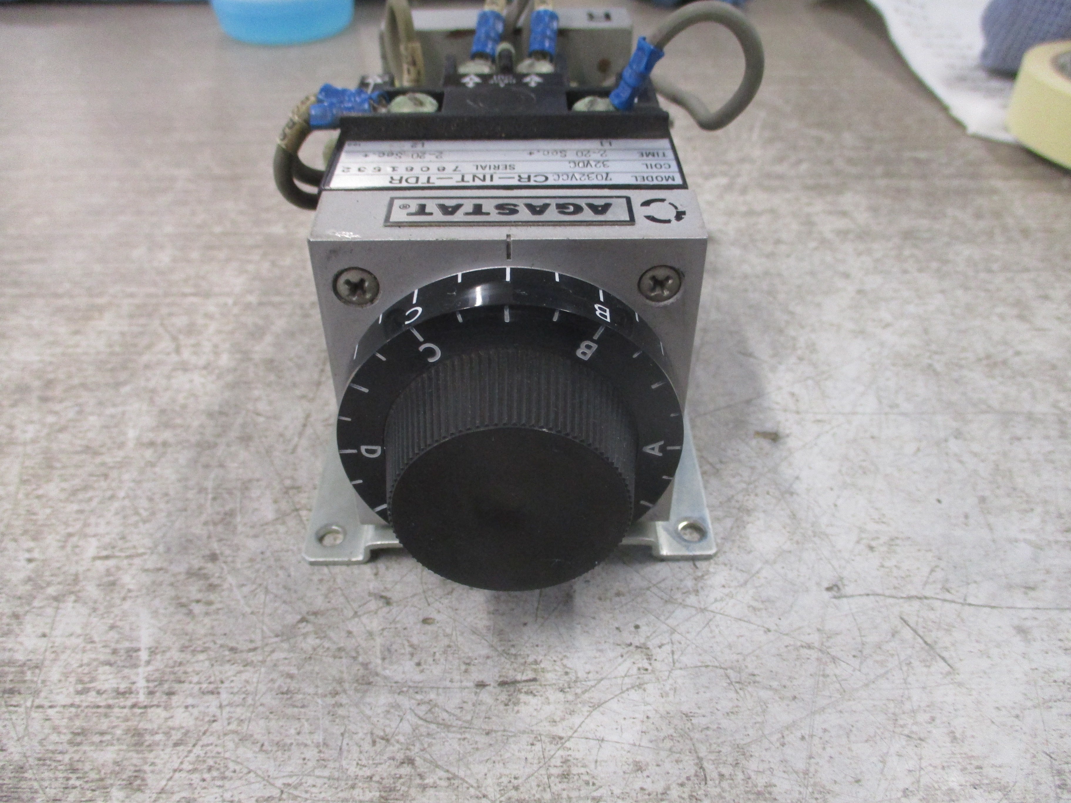 Agastat Double Head Timer 7032VCC CR-INT-TDR 32VDC Coil Time: 2-20 sec/2-20 sec