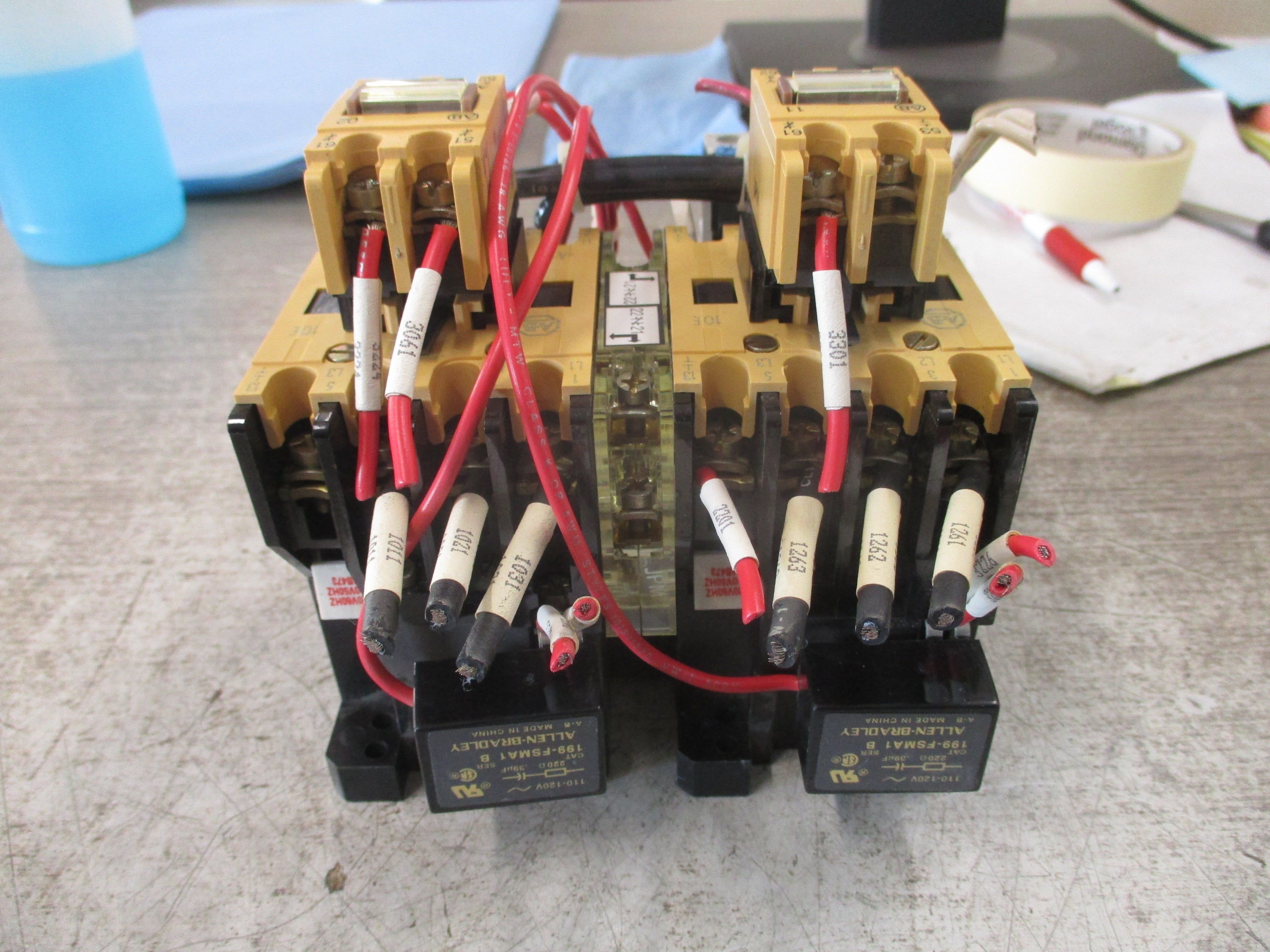 Allen-Bradley Reversing Starter 100-A18ND3/193-A2H1 120V Coil Trip: 12-32A