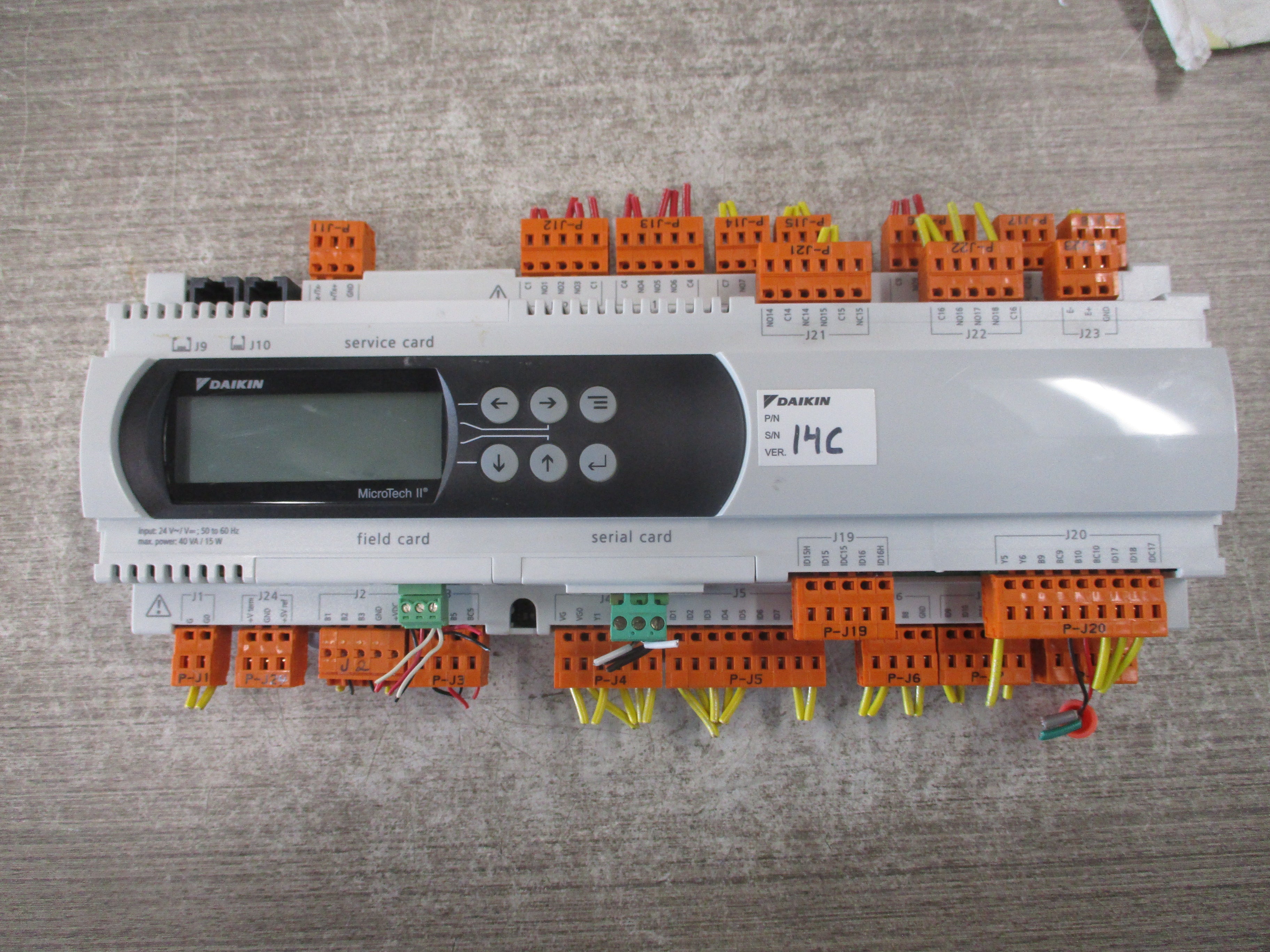 Carel Daikin MicroTech II Controller PC03DK2BL0 Rev. 2.230 Used