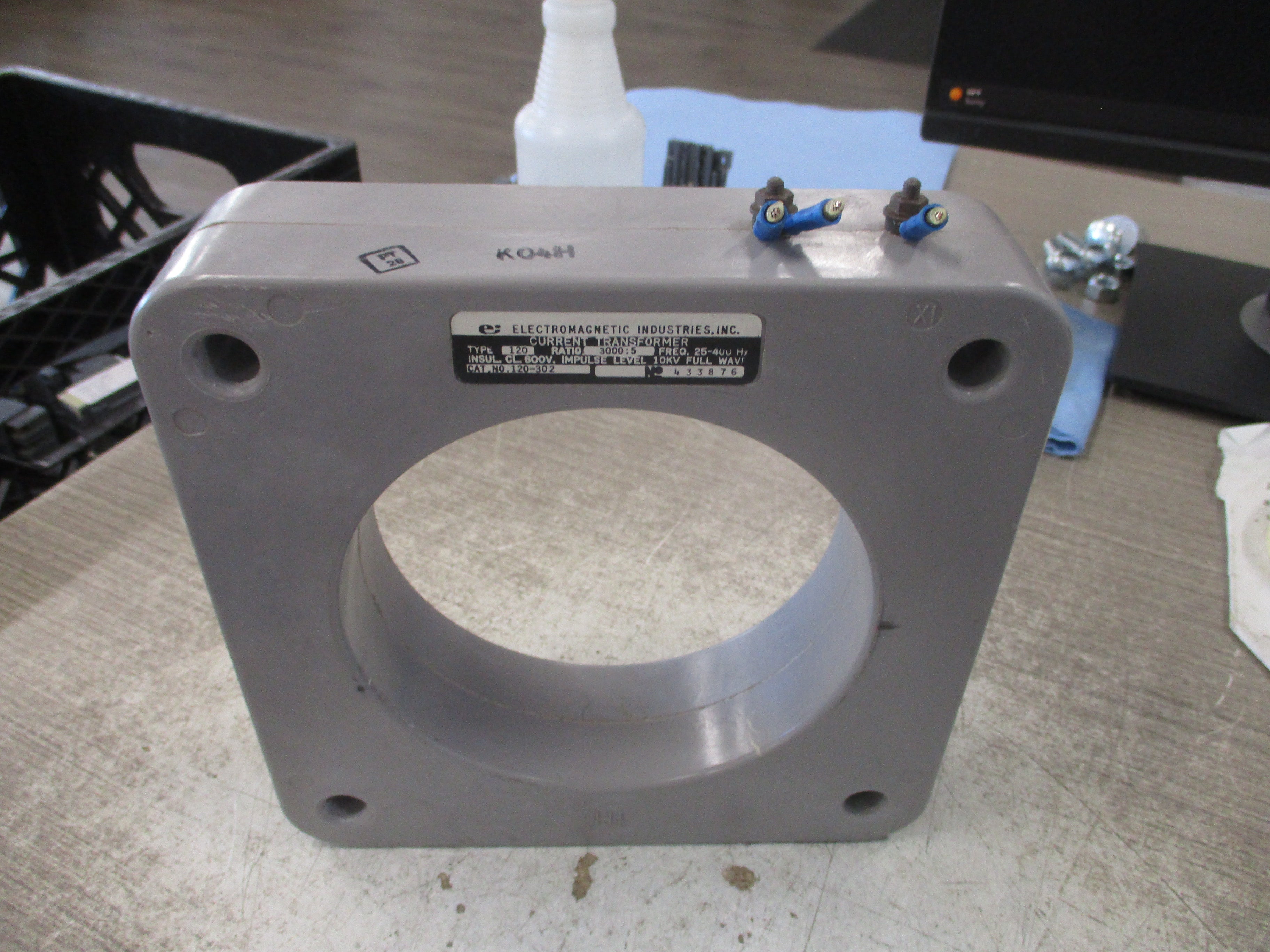 Electromagnetic Industries Current Transformer 120-302 Ratio 3000:5A 600V