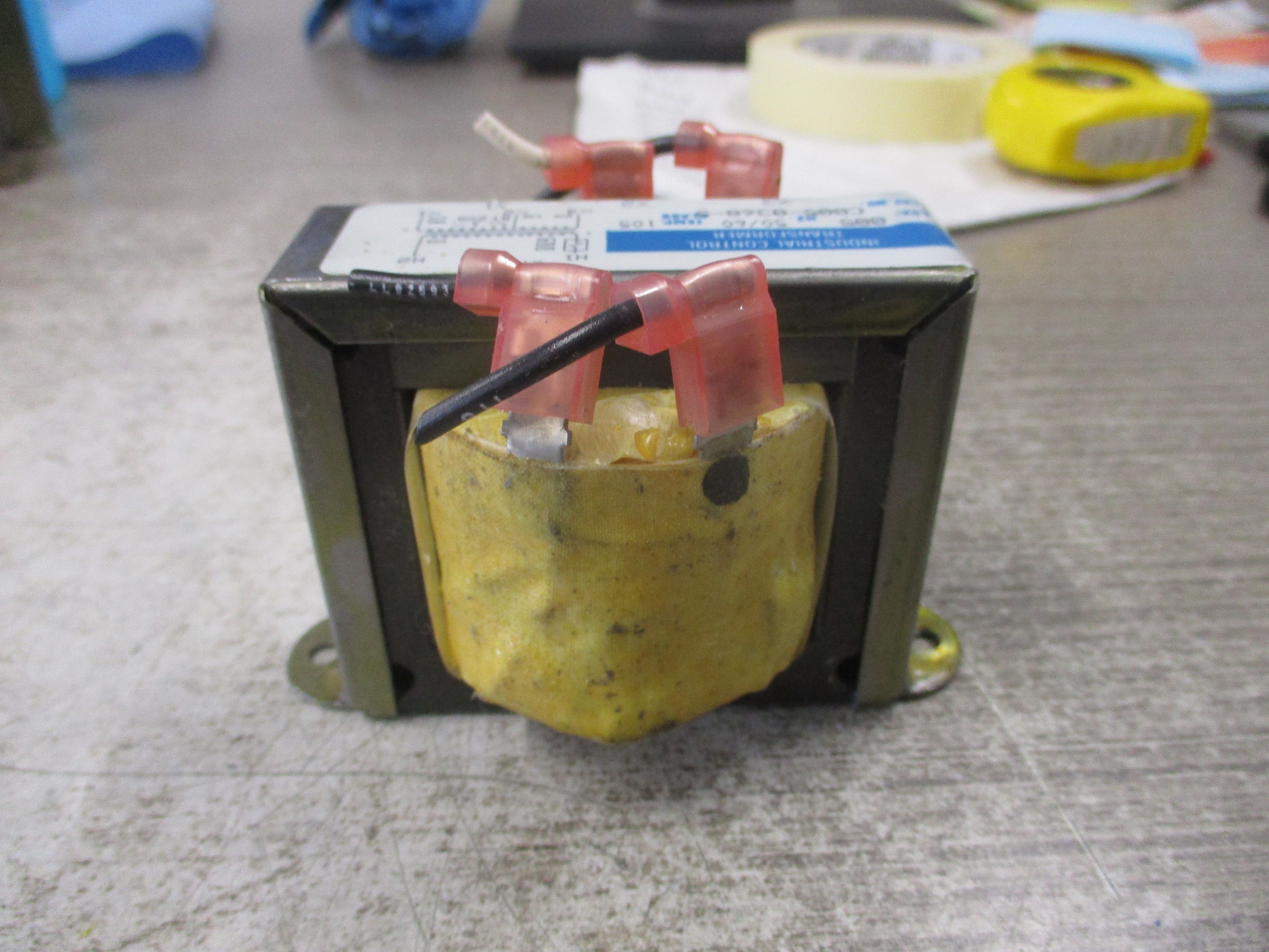 Micron Control Transformer C005-0368-5 0.005 KVA Pri: 600V Sec: 18V 50/60Hz Used