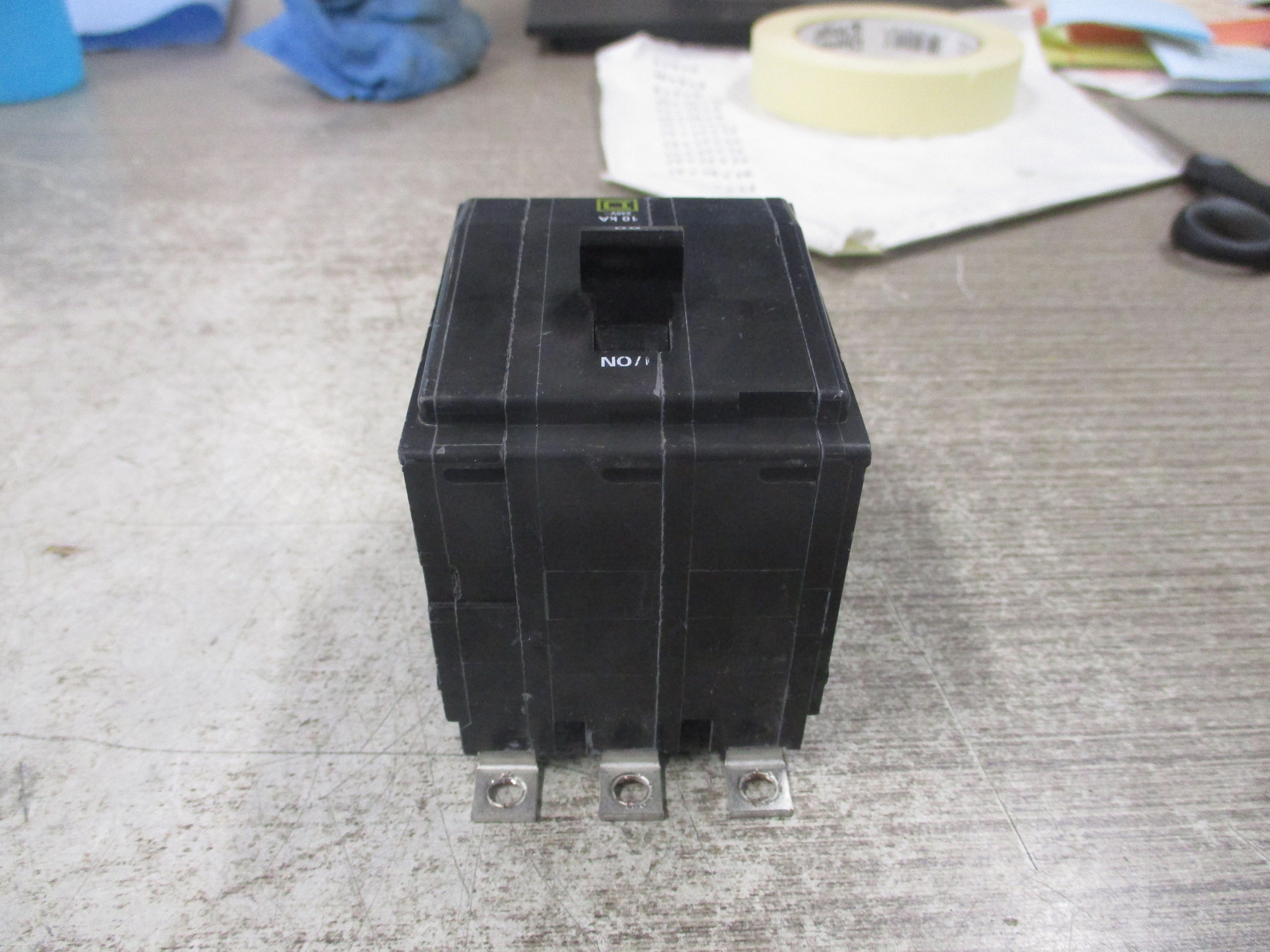 Square D Bolt-On Circuit Breaker QOB360 60A 240V 3P *No Screws* Used