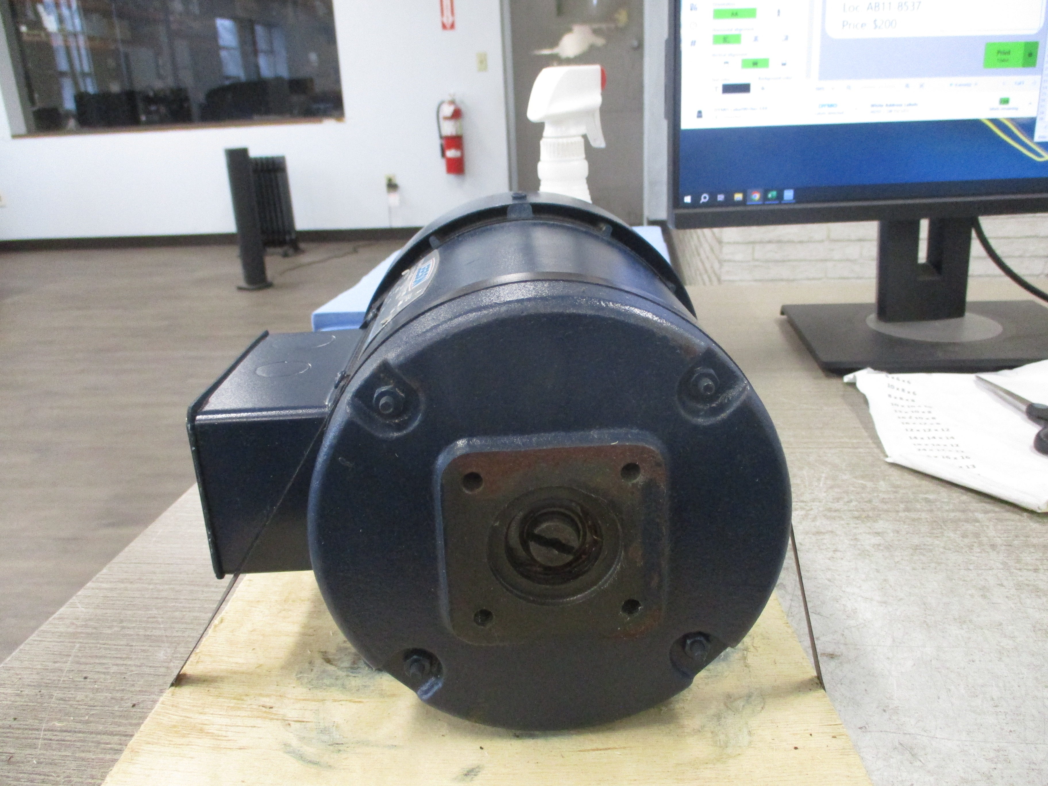 Leeson Motor C6T17FB45A 3/4HP 220-240V 1800RPM 60Hz Frame: D56 Enclosure: TEFC