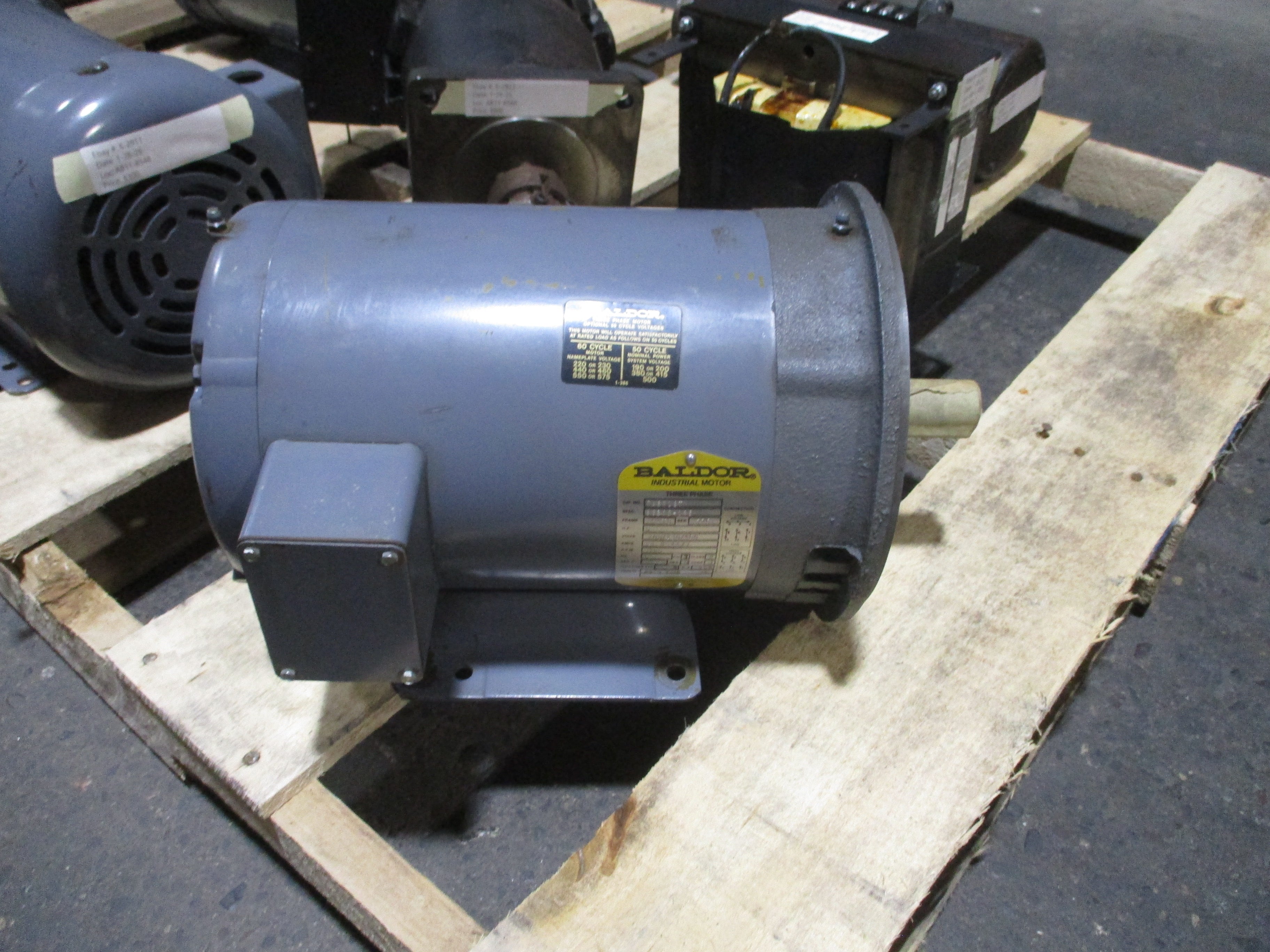 Baldor Motor CM3218T 5HP 208/230/460V 14.8-14/7A 1800RPM 60Hz 3Ph Frame: 184TC