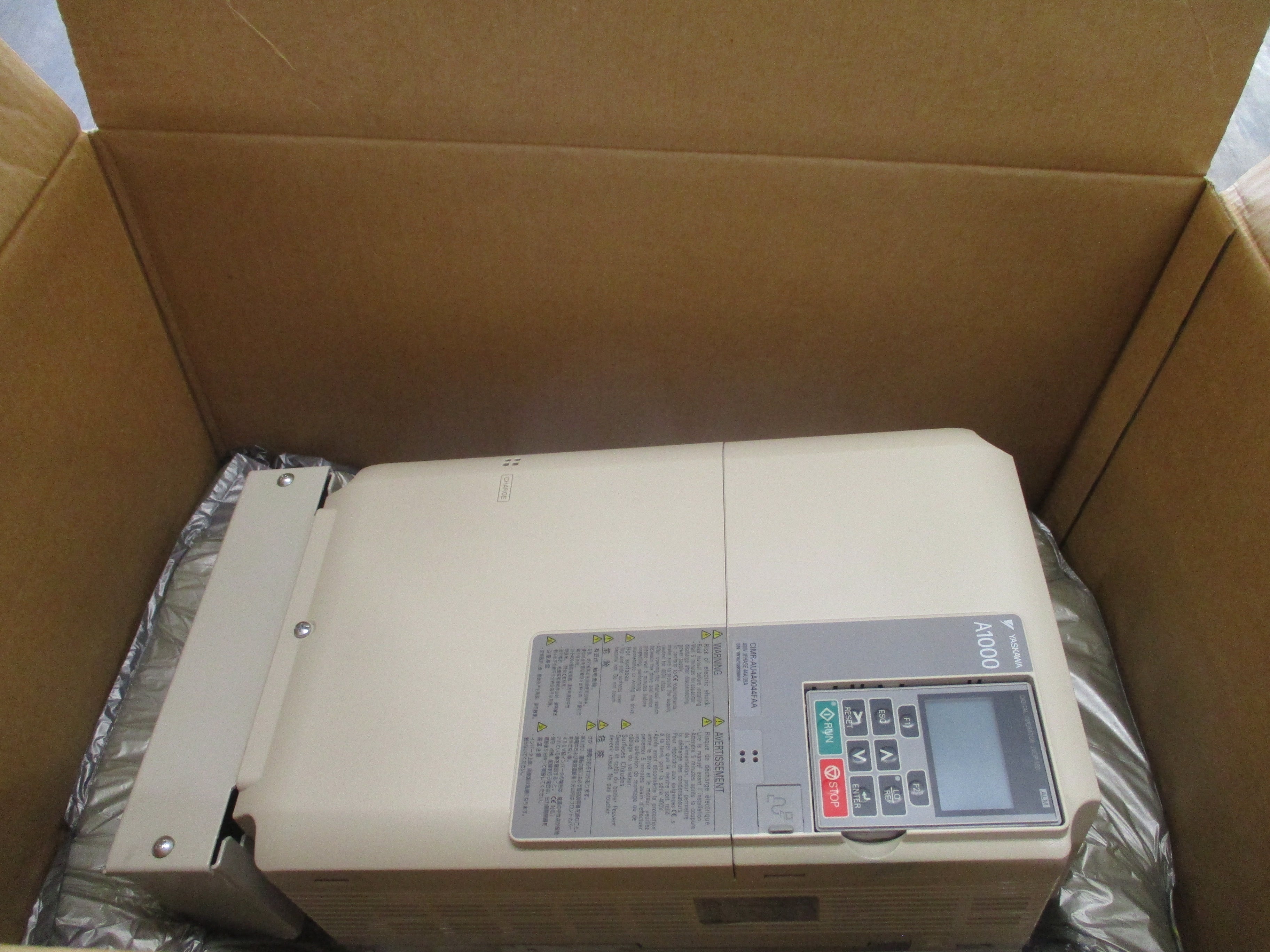 Yaskawa A1000 AC Drive CIMR-AU4A0044FAA Rev. E 30HP 3Ph Input: AC 3Ph 380-480V