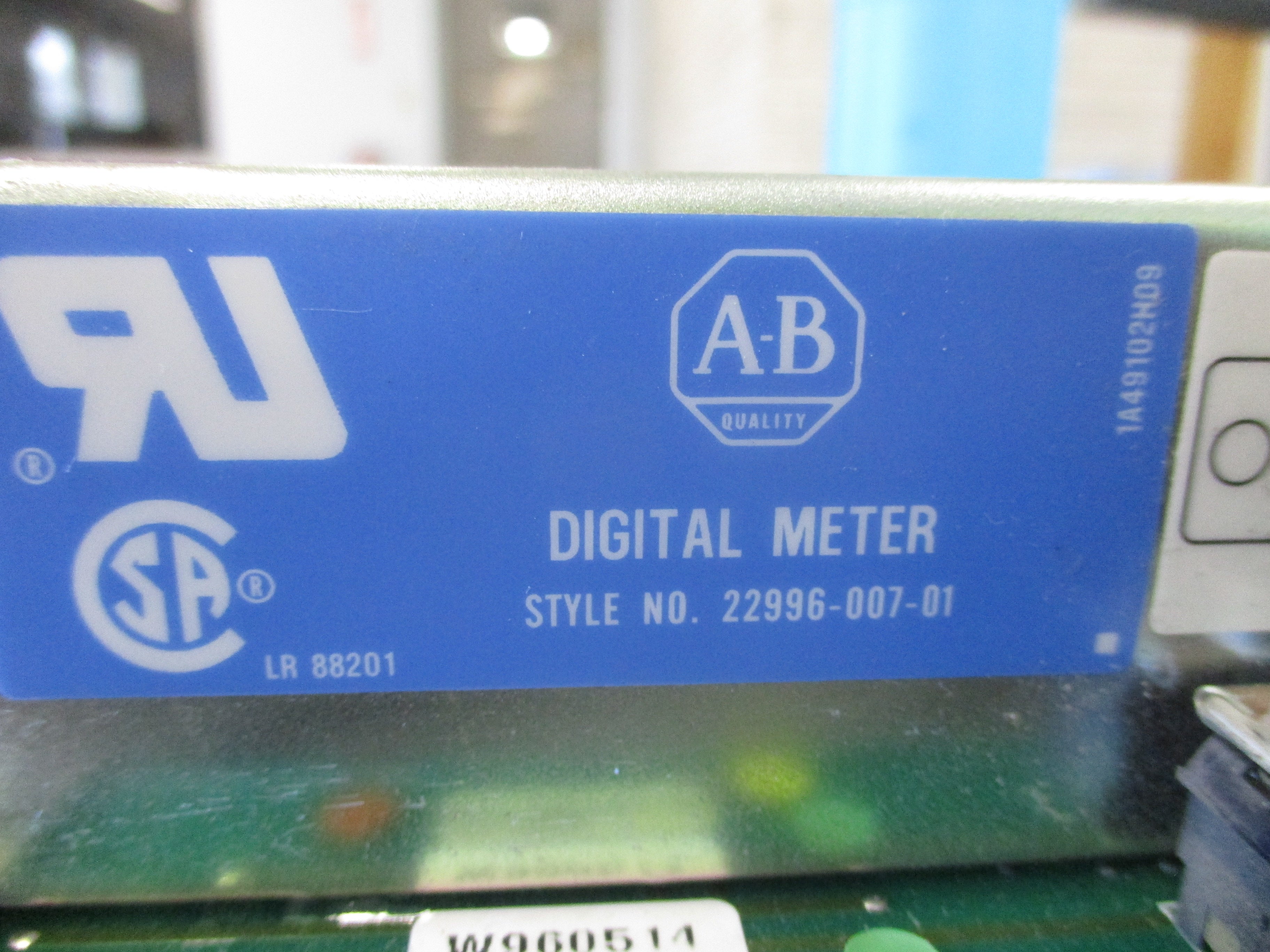 Allen-Bradley Digital Power Meter 22996-007-01 Used