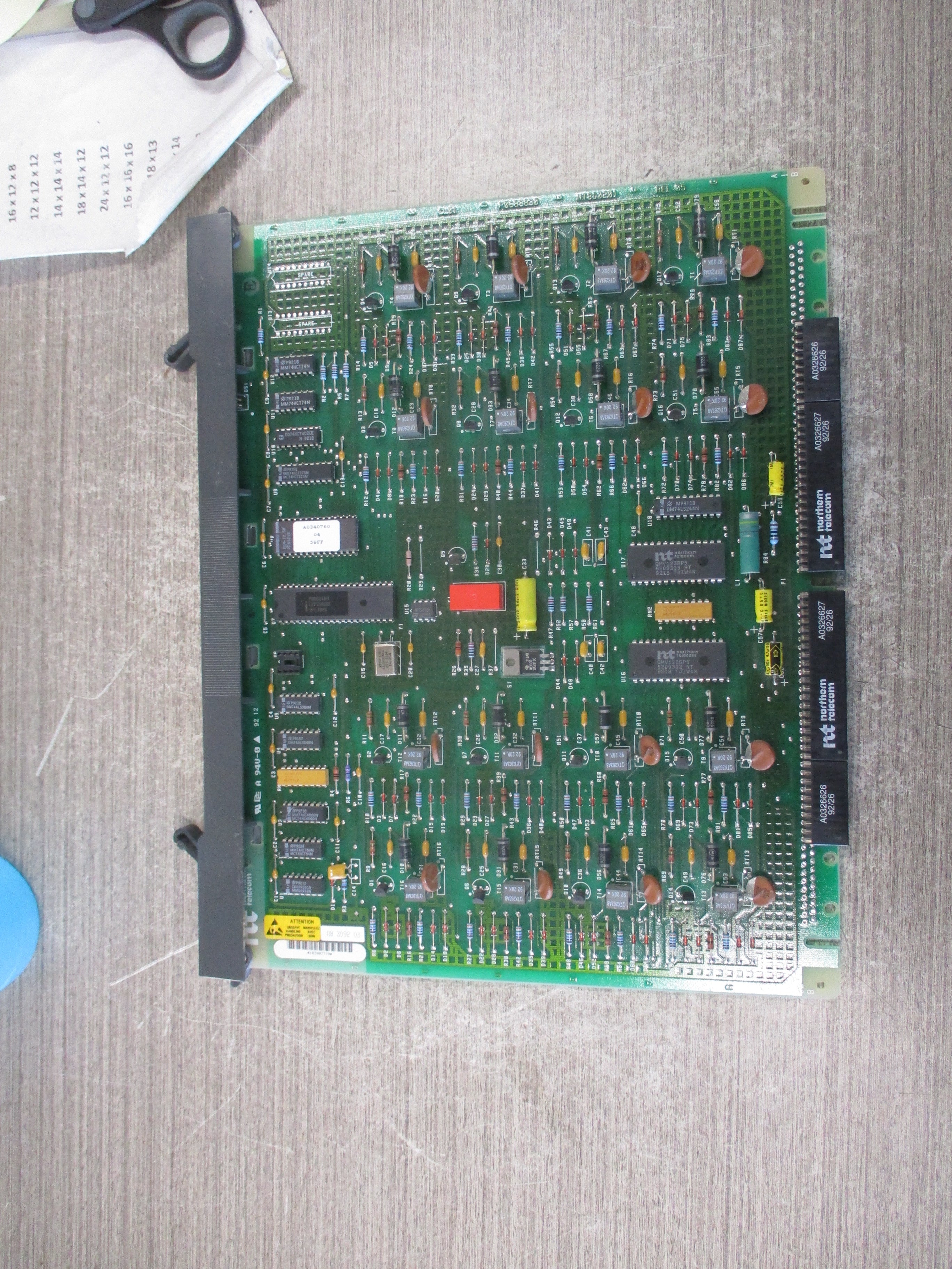 Nortel Meridian Digital Line Card NT8D02AB Rlse 03 Used